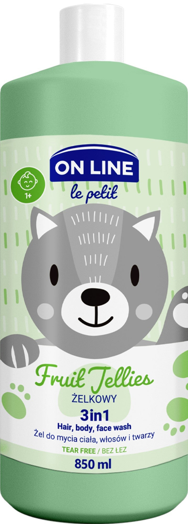 ON LINE Le Petit Baby 3-in-1 Gel for body, hair, and face washing - Gel 850 ml | Vaistine1.lt | WestPharmacy.eu