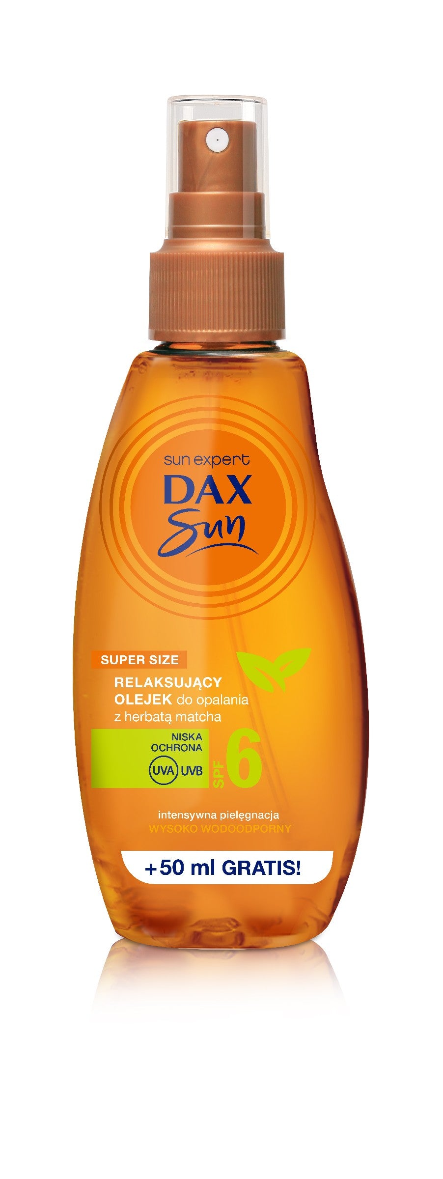 Dax Sun Relaxing Tanning Oil with Matcha Tea SPF6 200ml | Vaistine1.lt | WestPharmacy.eu