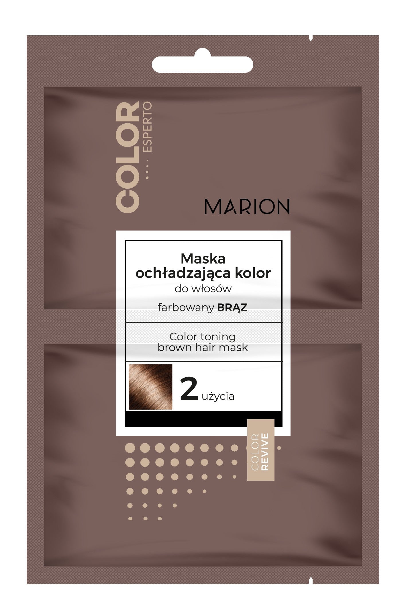 Marion Color Expert Cooling Hair Mask - dyed brown 20mlx2 | Vaistine1.lt | WestPharmacy.eu