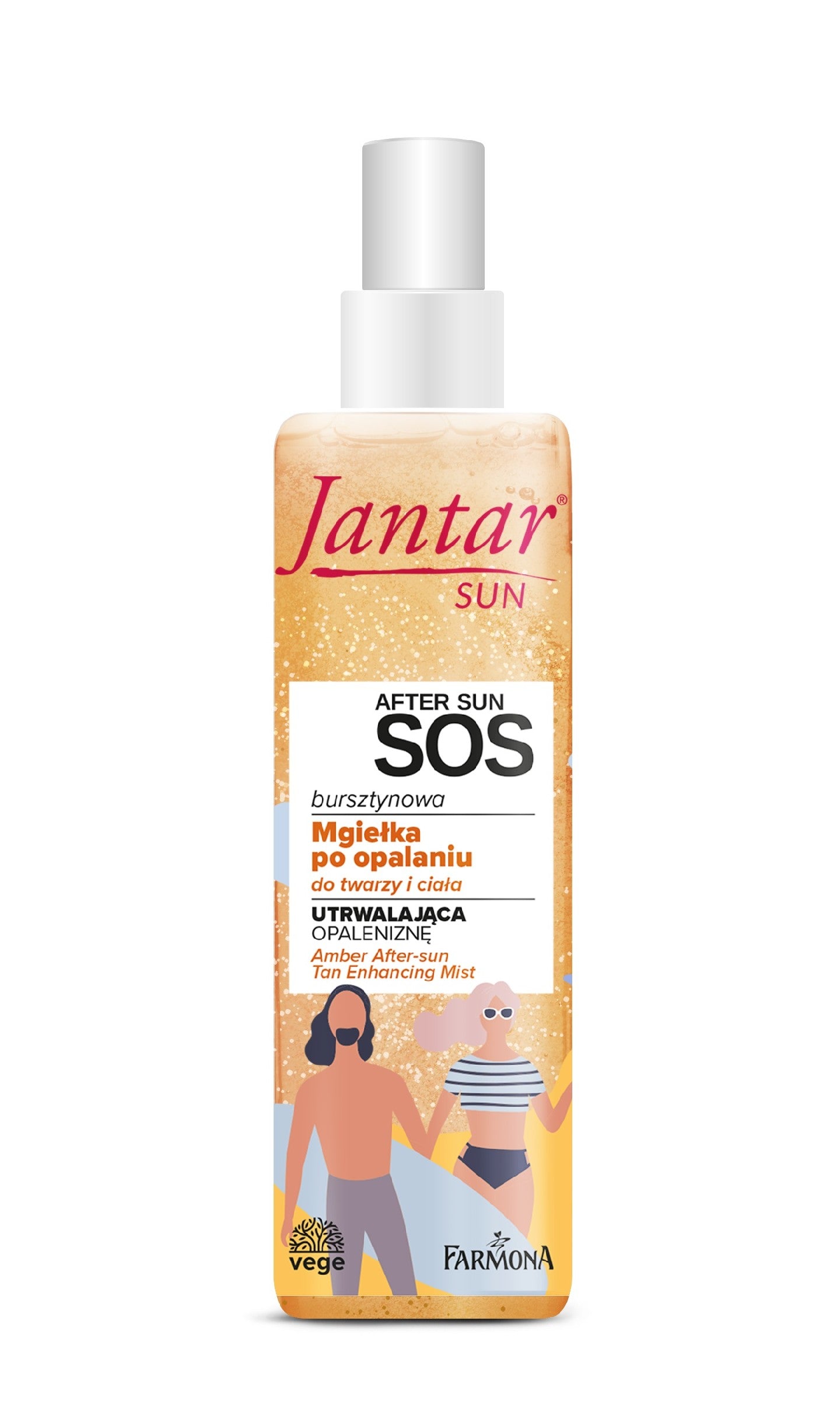 FARMONA Jantar Sun Amber Mist after sun SOS for face and body - prolonging the tan 200ml | Vaistine1.lt | WestPharmacy.eu