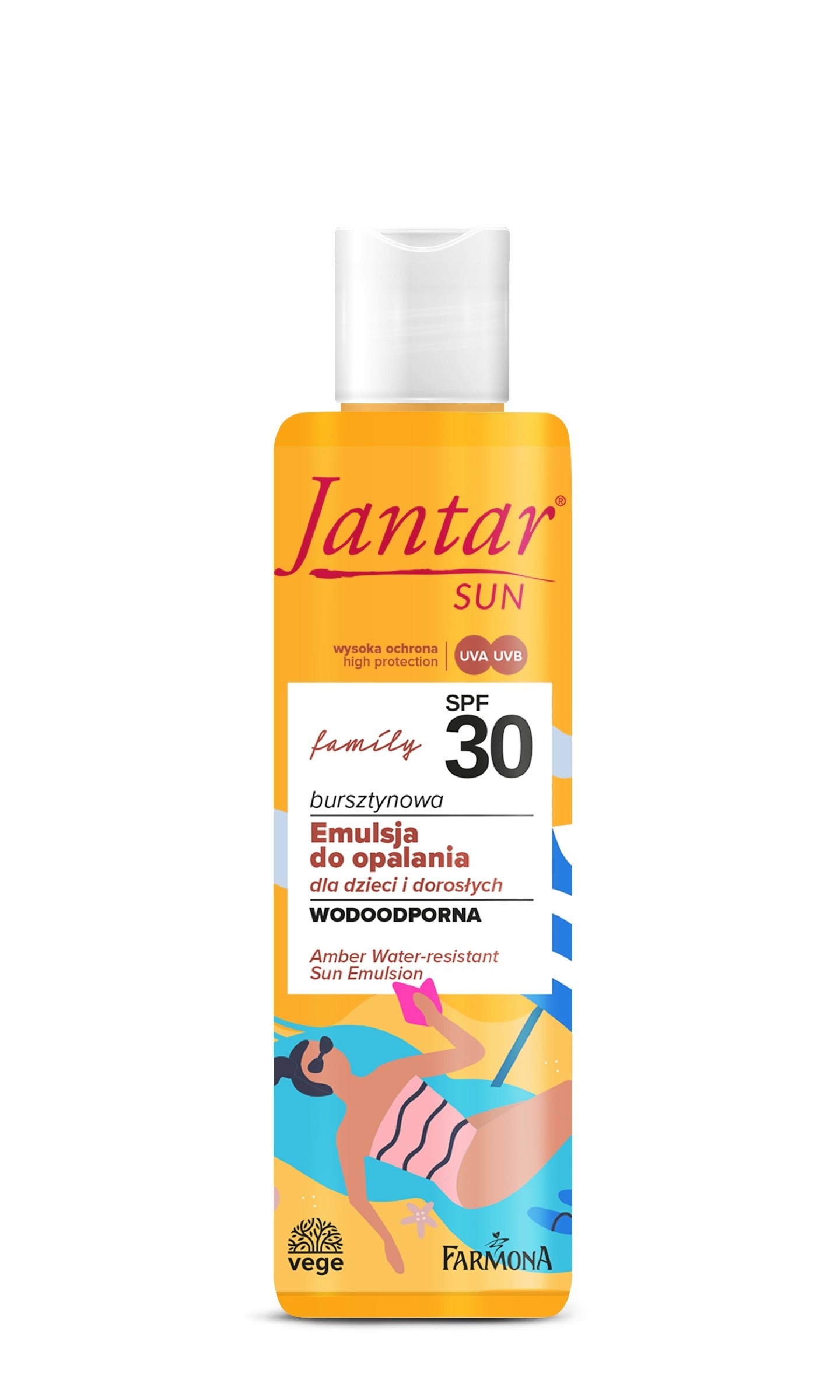 FARMONA Jantar Sun Amber Sunscreen Emulsion Family SPF30 200ml | Vaistine1.lt | WestPharmacy.eu