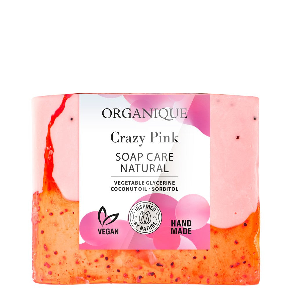 ORGANIQUE Naturally caring soap Crazy Pink 100g | Vaistine1.lt | WestPharmacy.eu