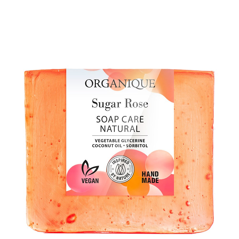 ORGANIQUE Naturally caring soap Sugar Rose 100g | Vaistine1.lt | WestPharmacy.eu