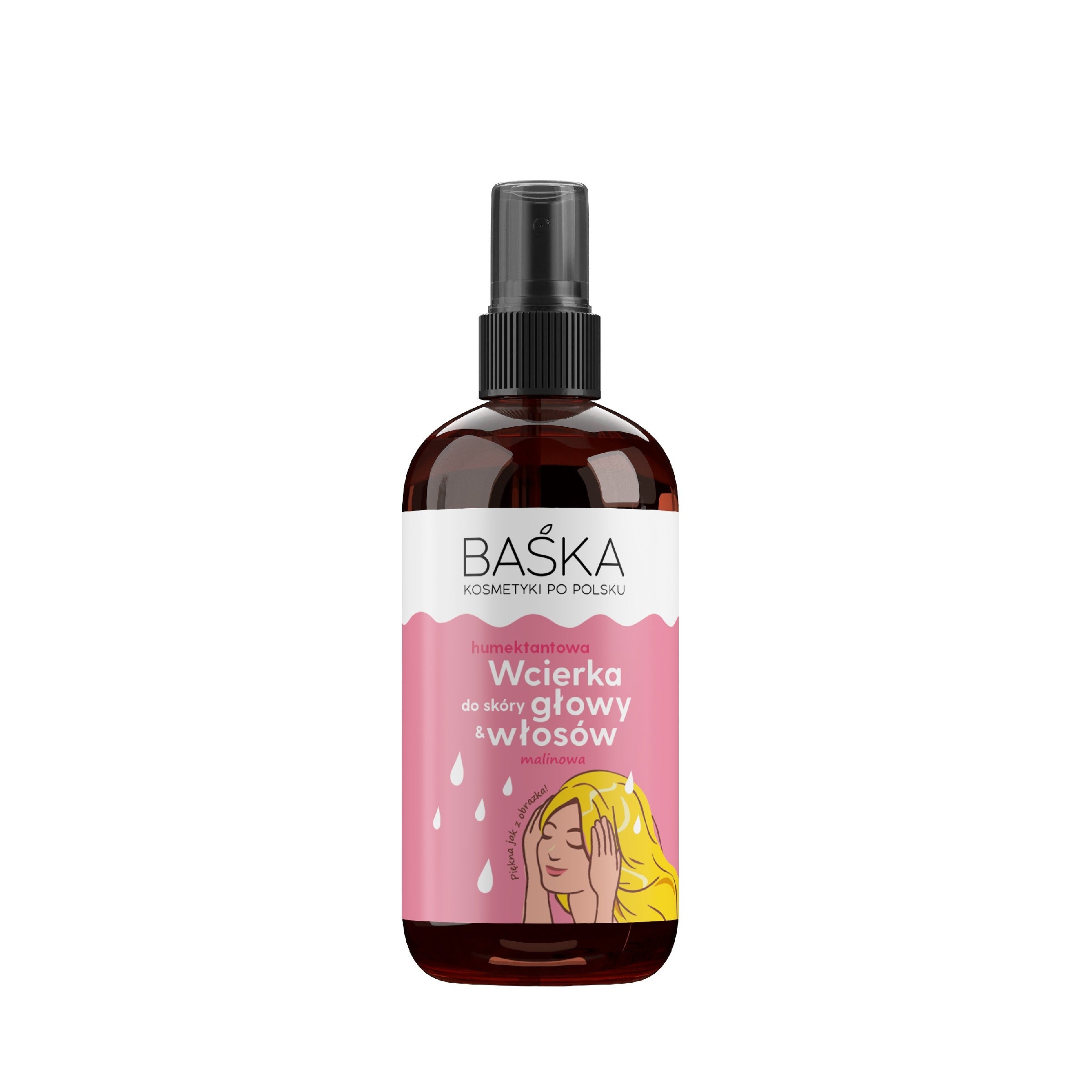 BAŚKA Cosmetics In Polish Humectant scalp and hair lotion - raspberry 100ml | Vaistine1.lt | WestPharmacy.eu