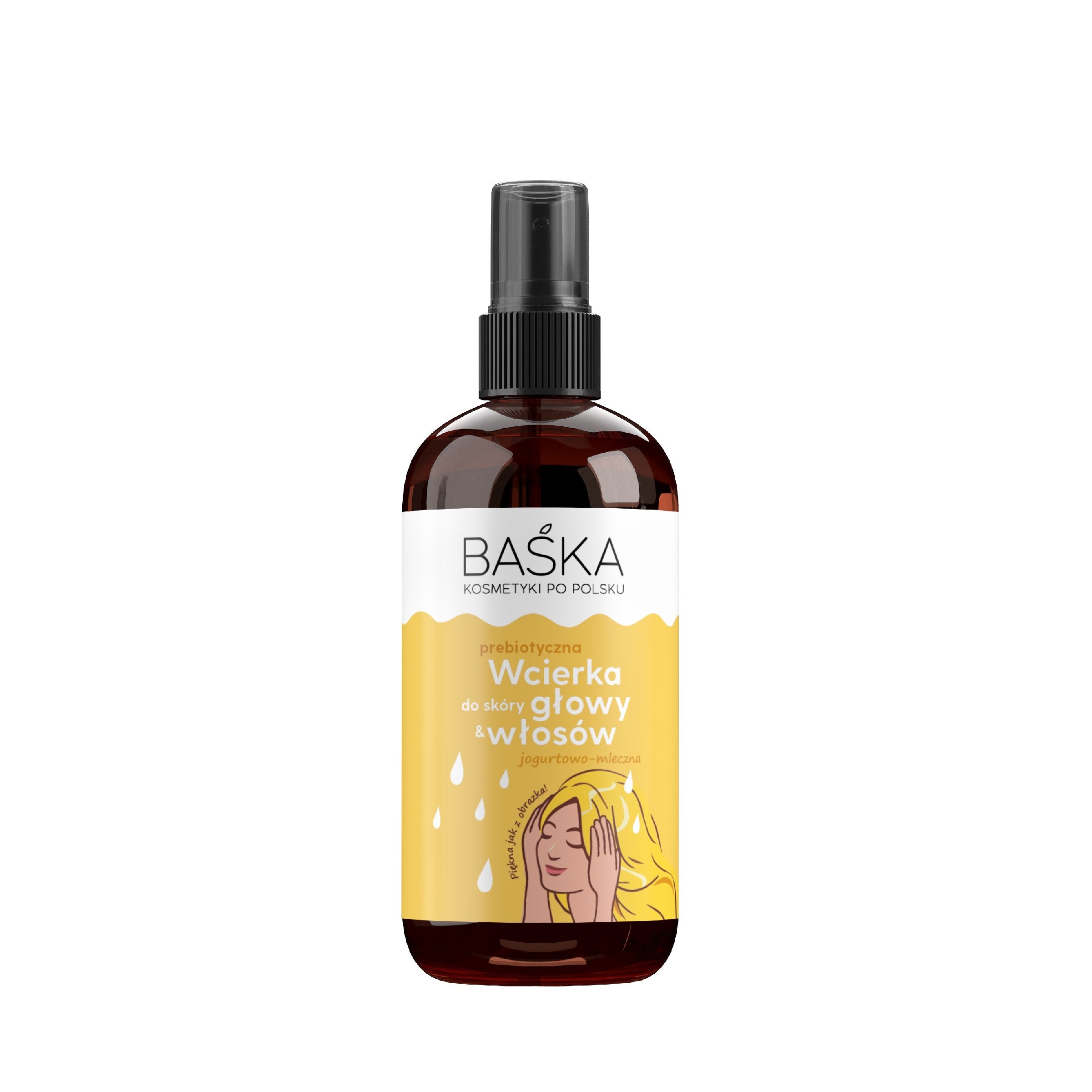 BAŚKA Cosmetics In Polish Prebiotic Scalp and Hair Lotion - Yogurt Milk 100ml | Vaistine1.lt | WestPharmacy.eu