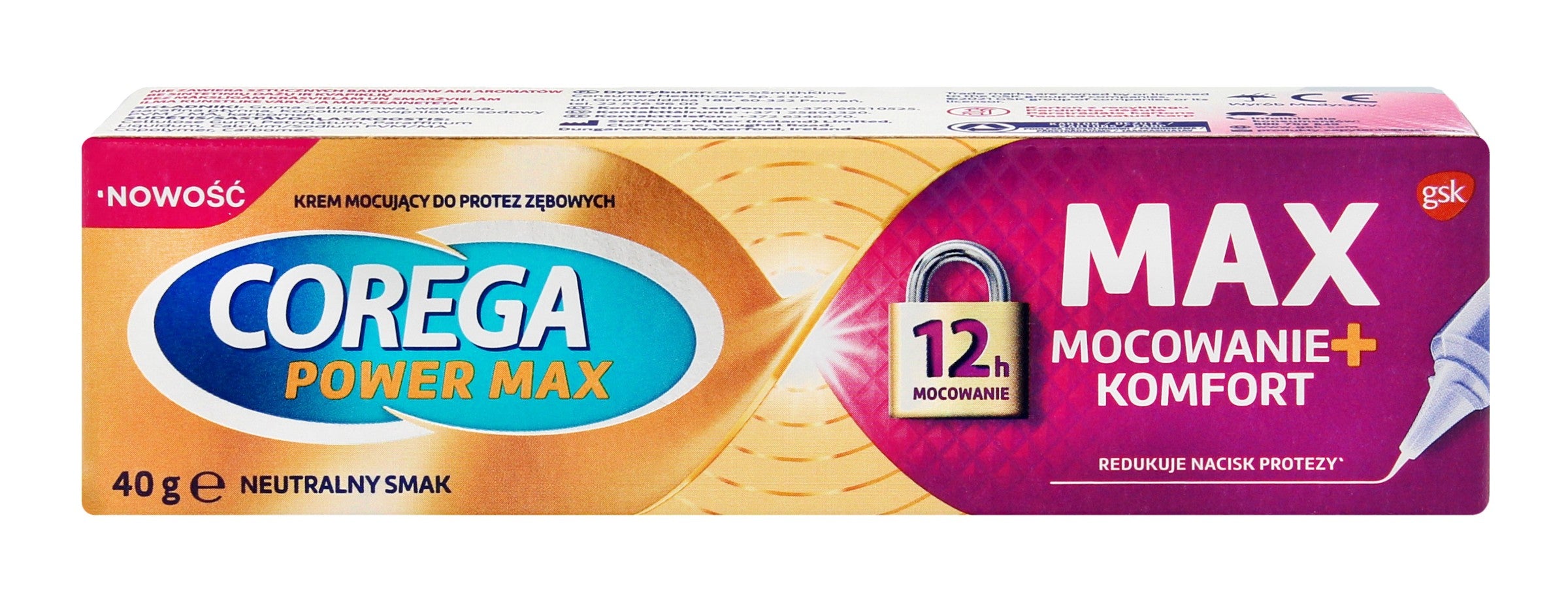 GSK COREGA Max Fixation + Comfort 40 g | Vaistine1.lt | WestPharmacy.eu