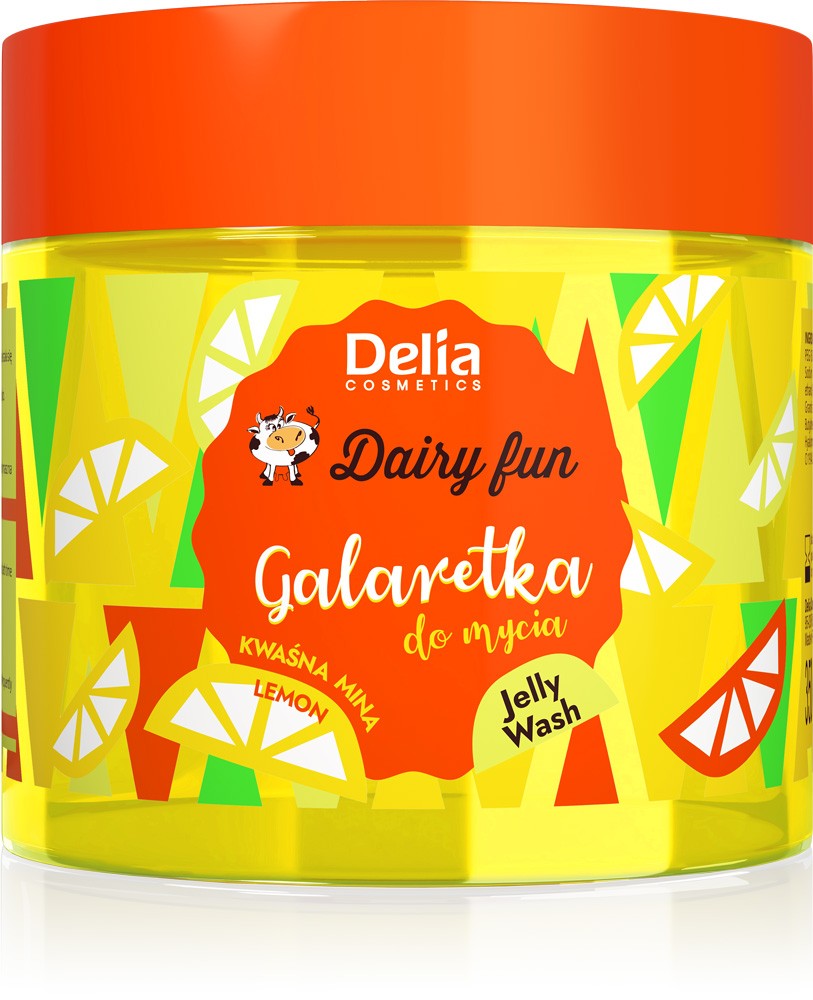 DELIA DAIRY FUN GELATIN FOR WASHING LEMON | Vaistine1.lt | WestPharmacy.eu
