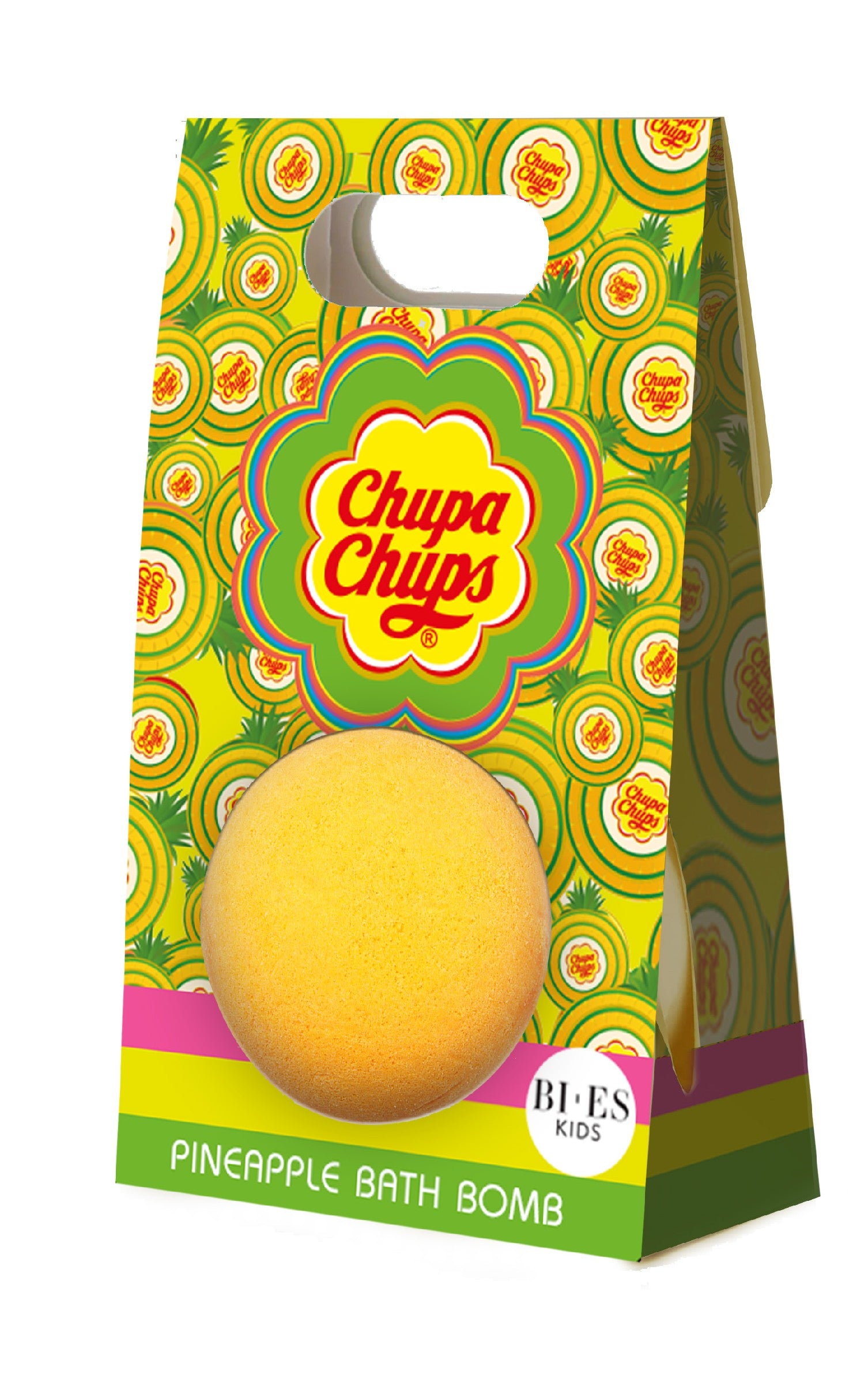 BI-ES Bath Bomb Chupa Chups Pineapple 165g | Vaistine1.lt | WestPharmacy.eu