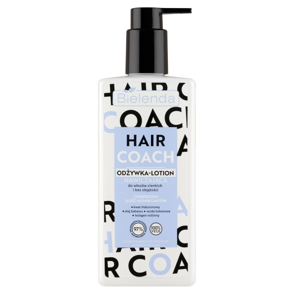 BIELENDA Hair Coach Moisturizing Lotion Conditioner for fine and voluminous hair 280ml | Vaistine1.lt | WestPharmacy.eu