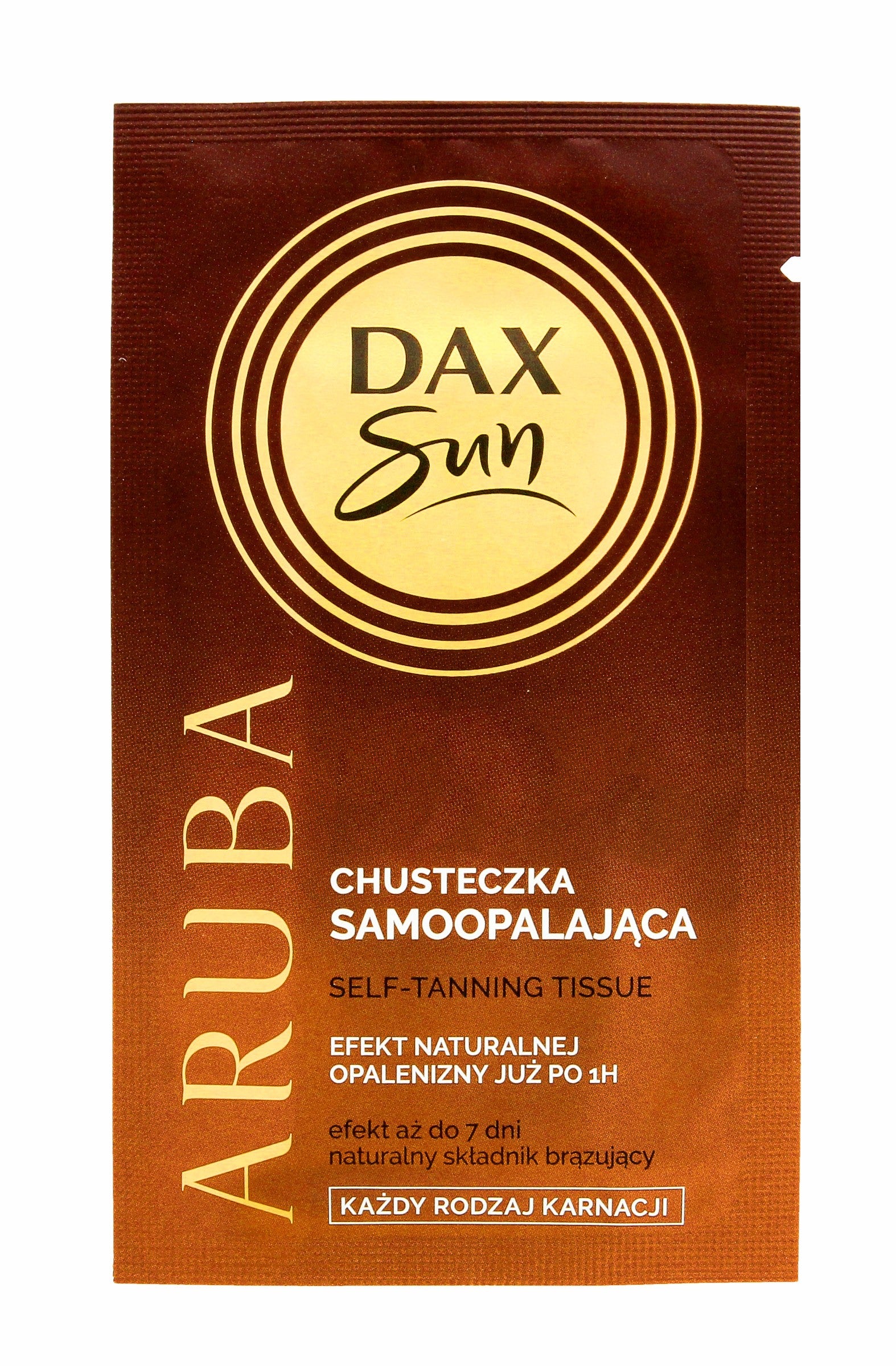 DAX Self-tanner wipe ARUBA | Vaistine1.lt | WestPharmacy.eu
