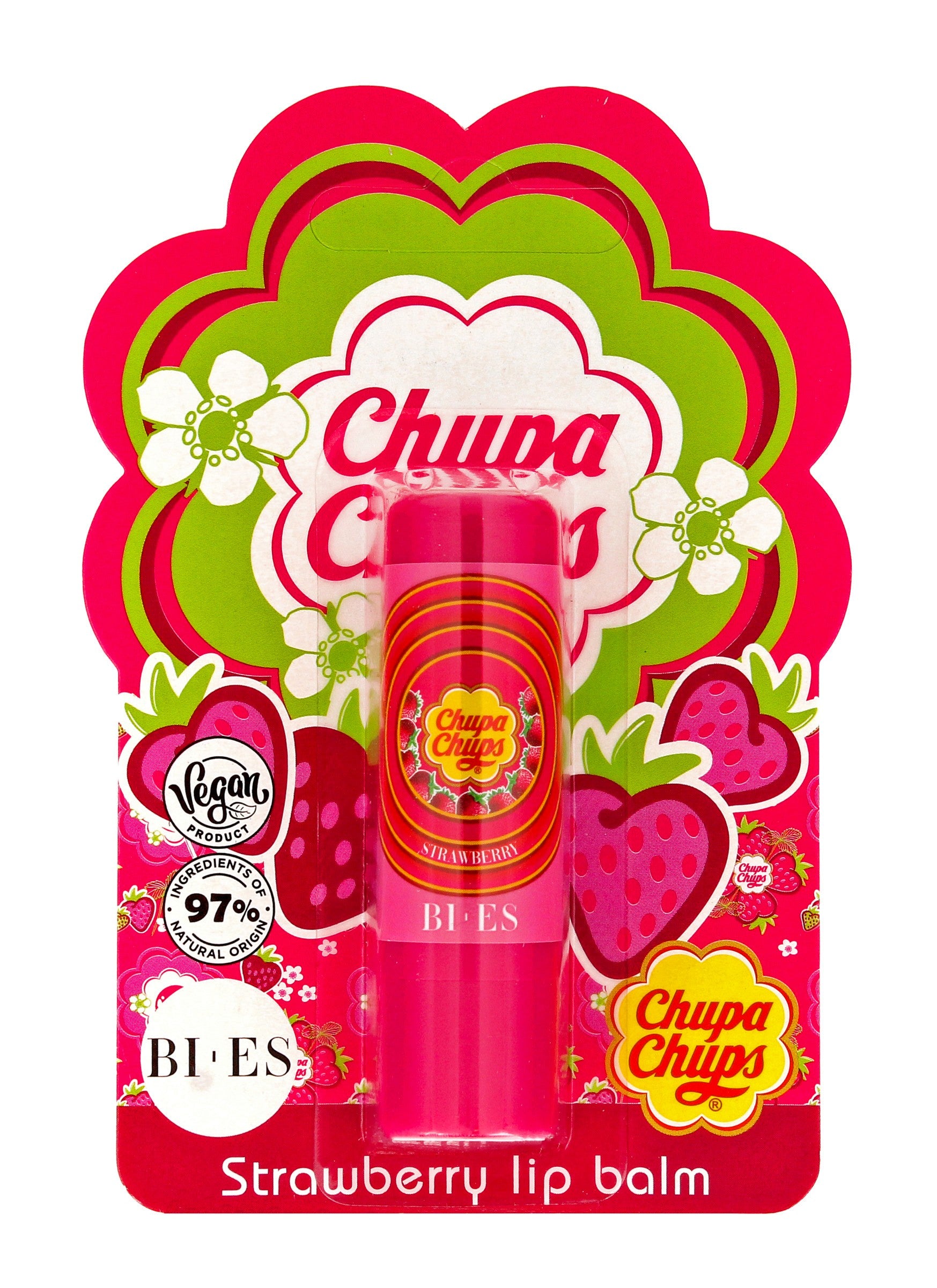 BI-ES CHILDREN Lipstick STRAWBERRY NATURAL&VEGAN | Vaistine1.lt | WestPharmacy.eu