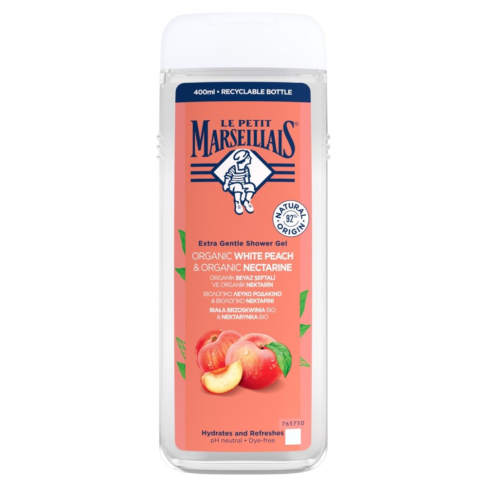 Le Petit Marseillais Bio Shower Gel White Peach & Bio Nectarine 400ml | Vaistine1.lt | WestPharmacy.eu