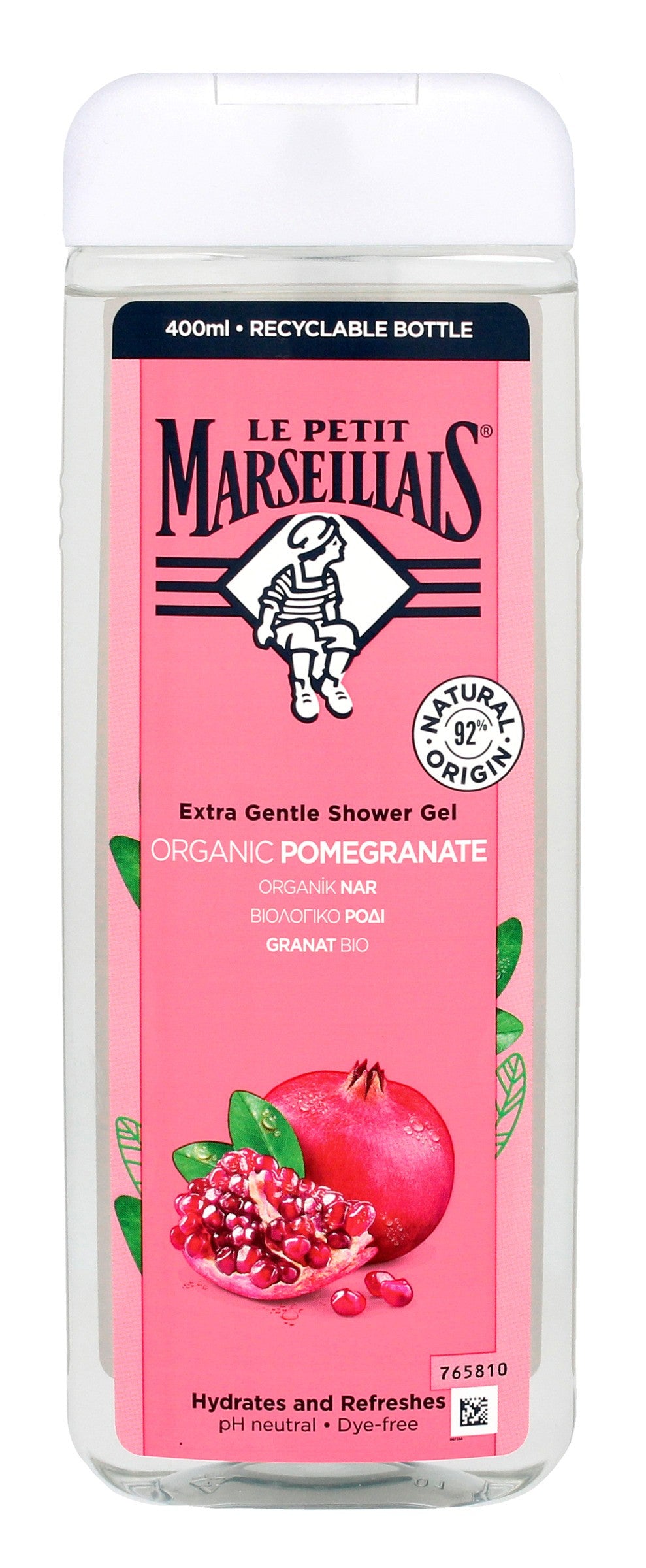 Le Petit Marseillais Bio Pomegranate Shower Gel 400ml | Vaistine1.lt | WestPharmacy.eu