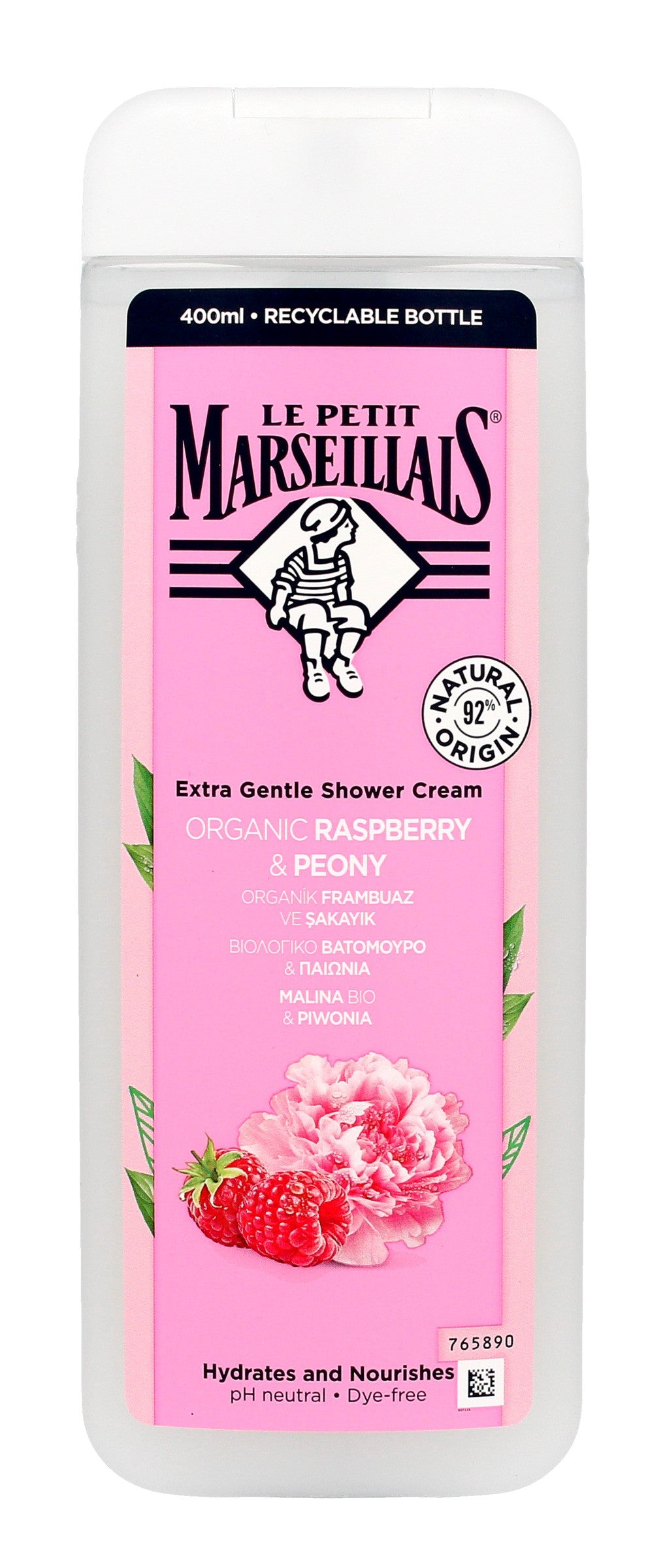 Le Petit Marseillais Bio Shower Gel Raspberry and Peony 400ml | Vaistine1.lt | WestPharmacy.eu