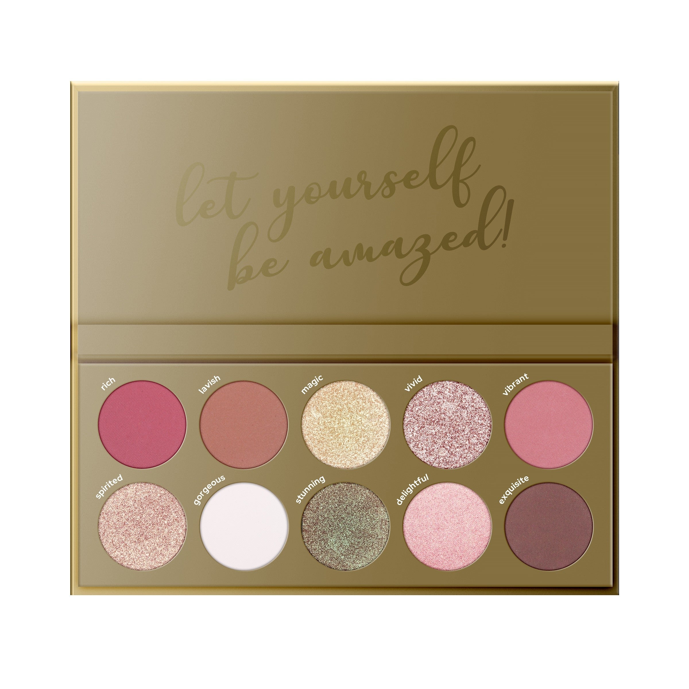 CLARESA Eyeshadow Palette (10) GOLDEN HOUR 12g | Vaistine1.lt | WestPharmacy.eu