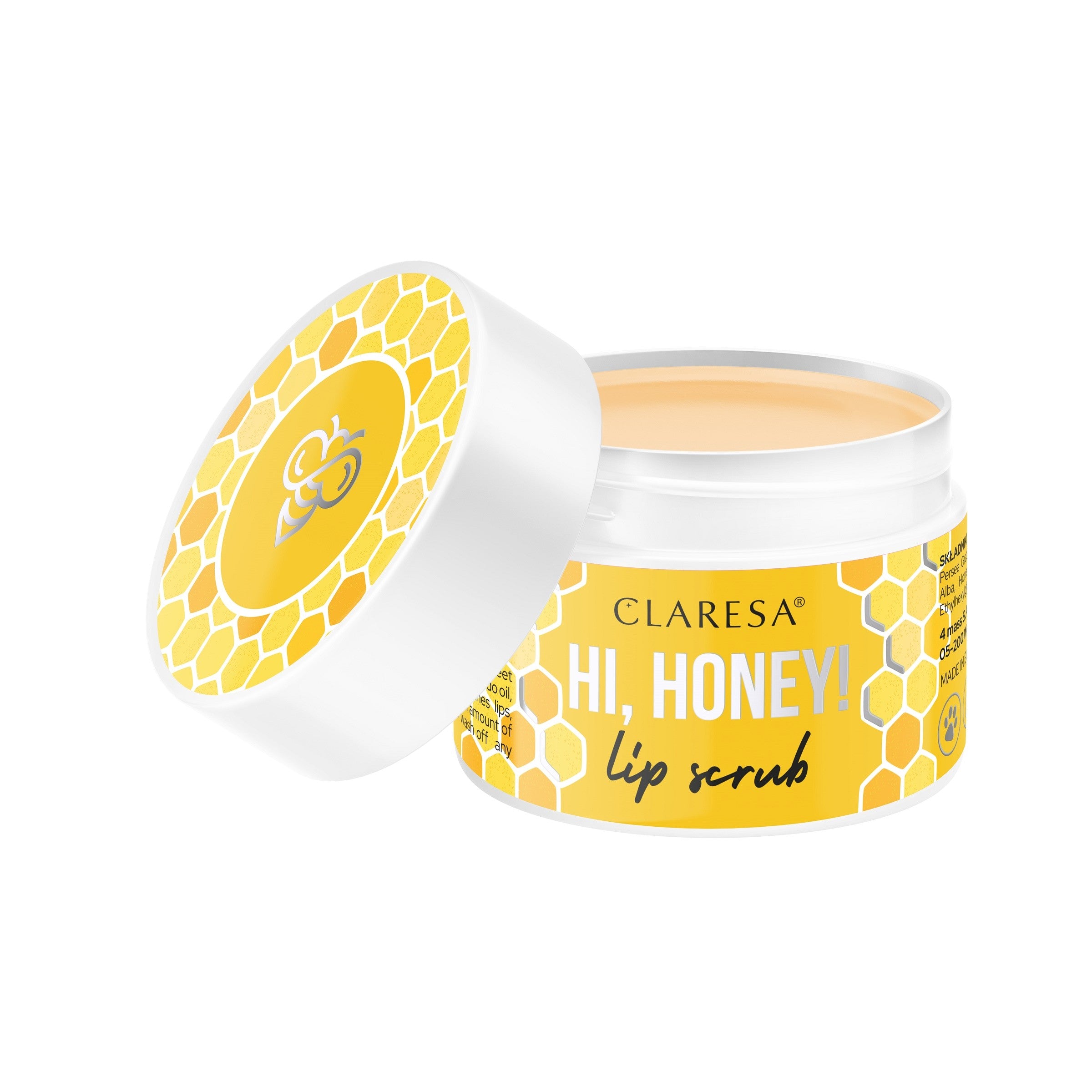 CLARESA Nourishing Honey Lip Scrub HI,HONEY! 15g | Vaistine1.lt | WestPharmacy.eu