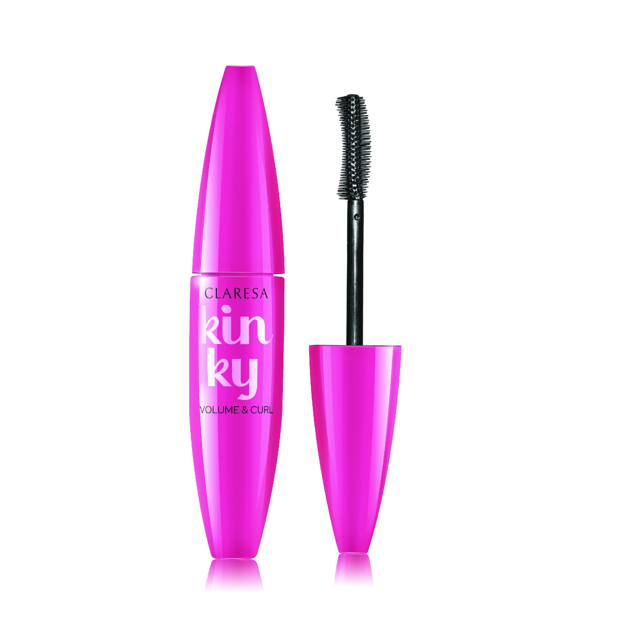 CLARESA KINKY volumizing and curling mascara - no. 01 deep black 12ml | Vaistine1.lt | WestPharmacy.eu