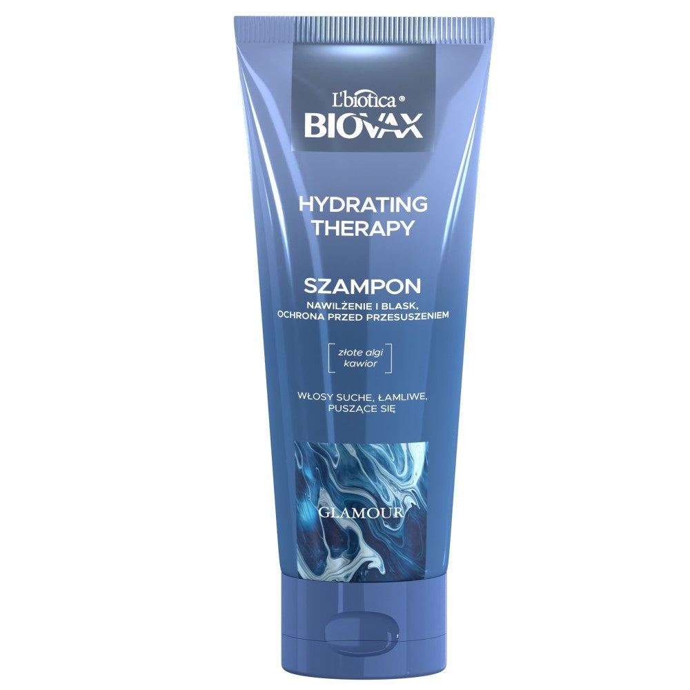 L'BIOTICA Biovax Glamour Hydrating Therapy Shampoo - for dry, brittle, and frizzy hair 200ml | Vaistine1.lt | WestPharmacy.eu