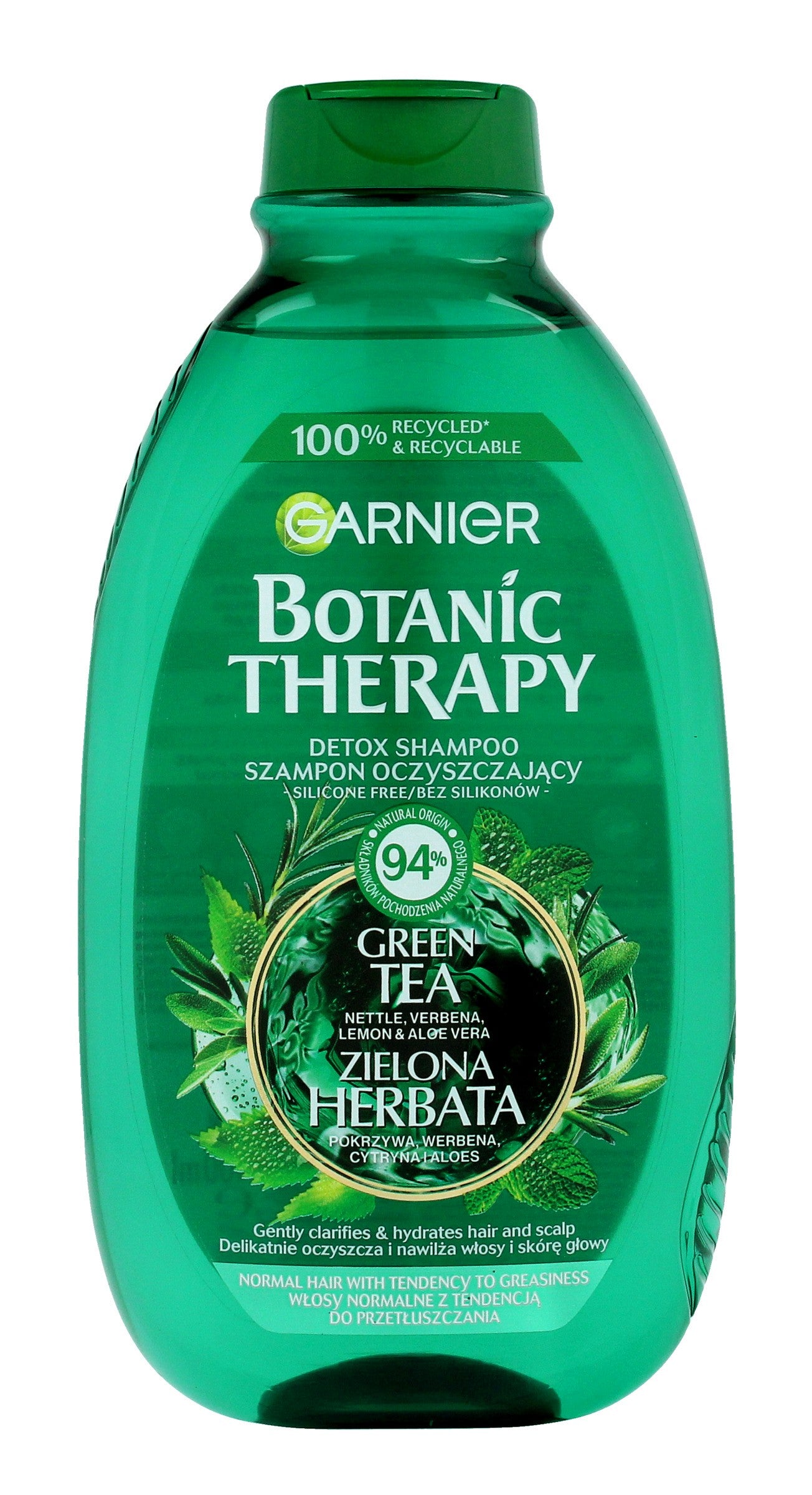 Garnier Botanic Therapy Green Tea Cleansing Shampoo for Normal and Oily Hair 400ml | Vaistine1.lt | WestPharmacy.eu