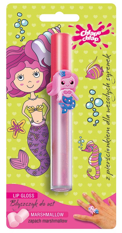 CHLAPU CHLAP Lip gloss with a ring - marshmallow 1 pc | Vaistine1.lt | WestPharmacy.eu