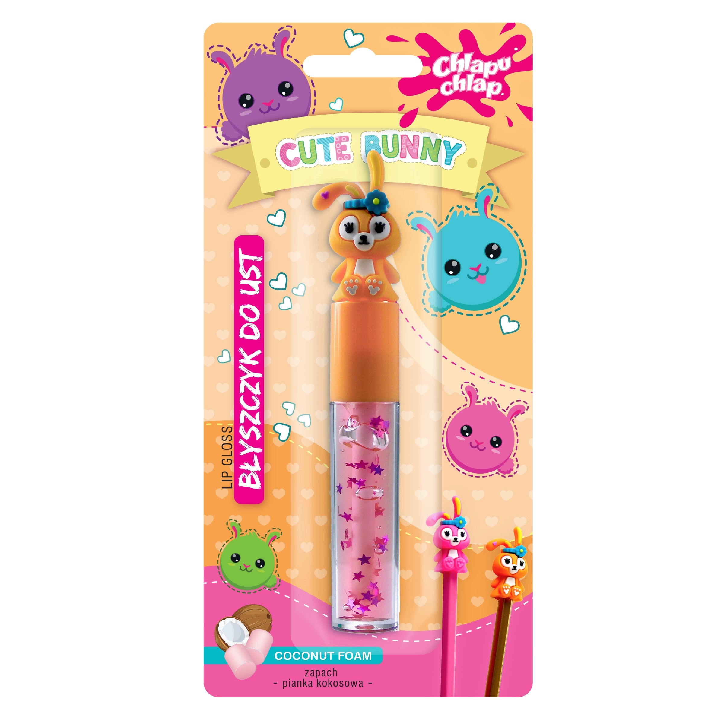 CHLAPU CHLAP Cute Bunny lip gloss - coconut 1 pc | Vaistine1.lt | WestPharmacy.eu