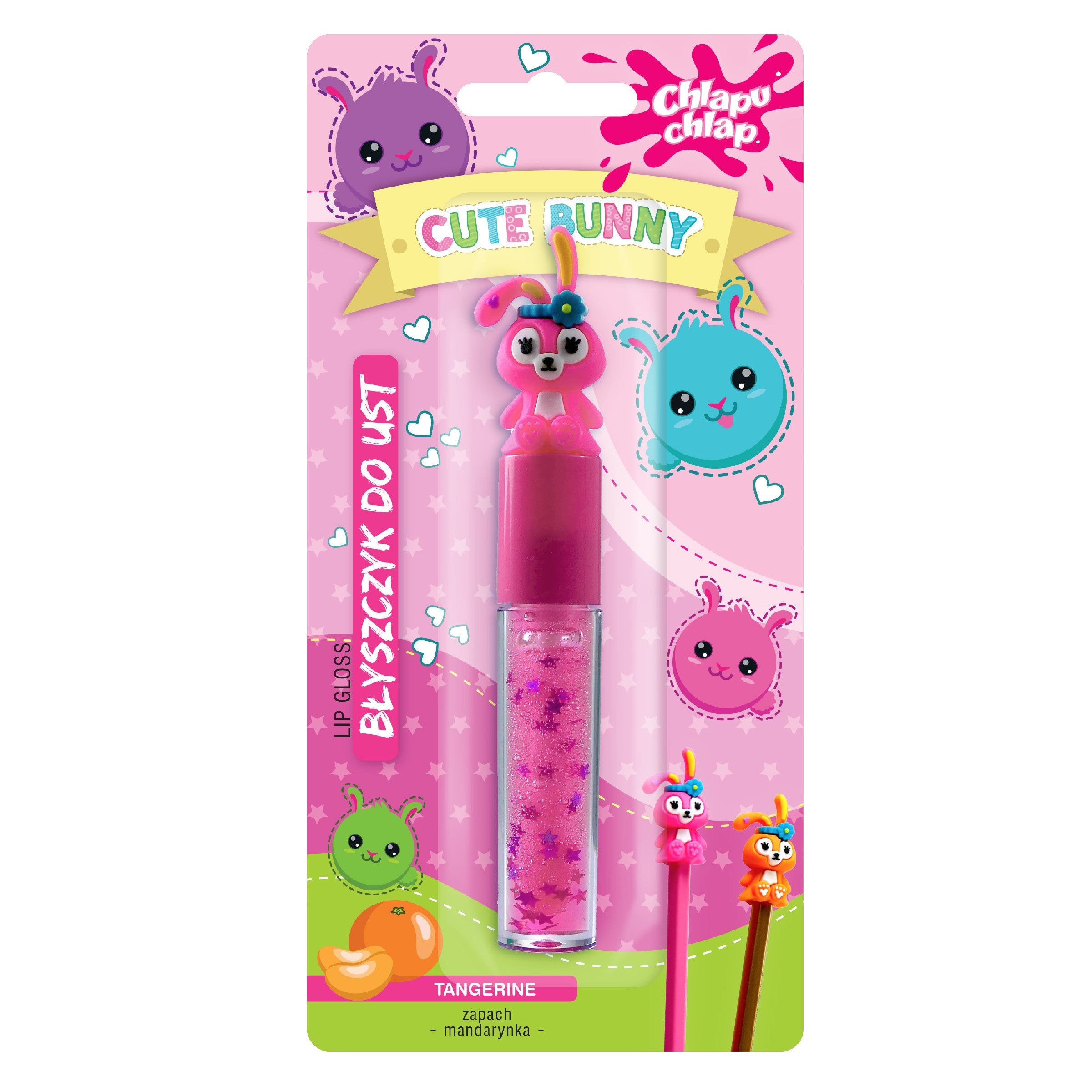 CHLAPU CHLAP Cute Bunny lip gloss - tangerine 1 pc | Vaistine1.lt | WestPharmacy.eu