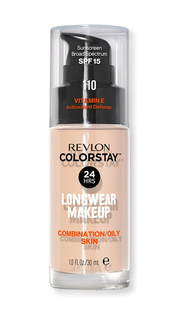 Revlon Colorstay 24H Longwear Foundation Mattifying Concealer No. 110 Ivory - for combination and oily skin 30ml | Vaistine1.lt | WestPharmacy.eu