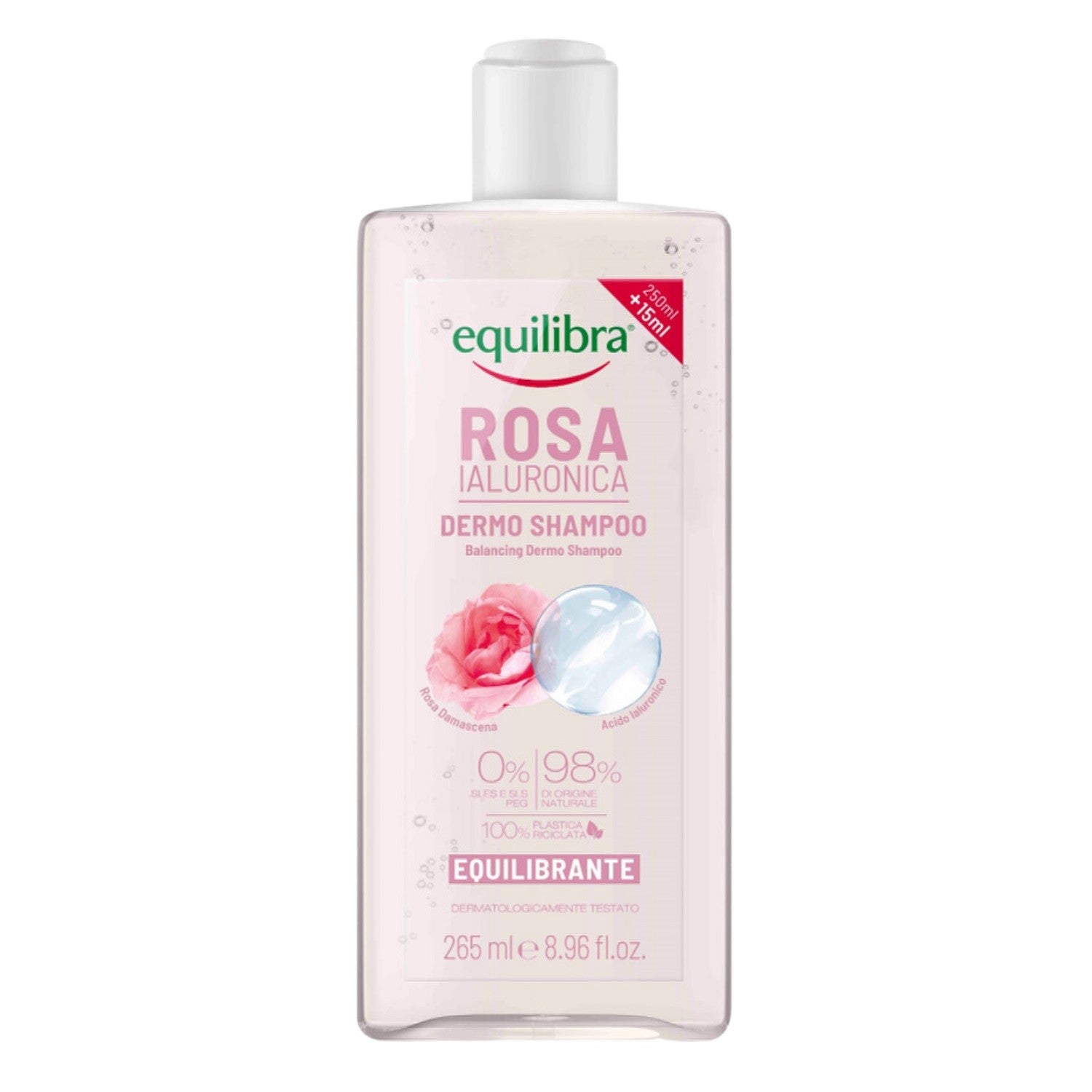 EQUILIBRA Rosa Balancing Shampoo for Hair 265ml | Vaistine1.lt | WestPharmacy.eu