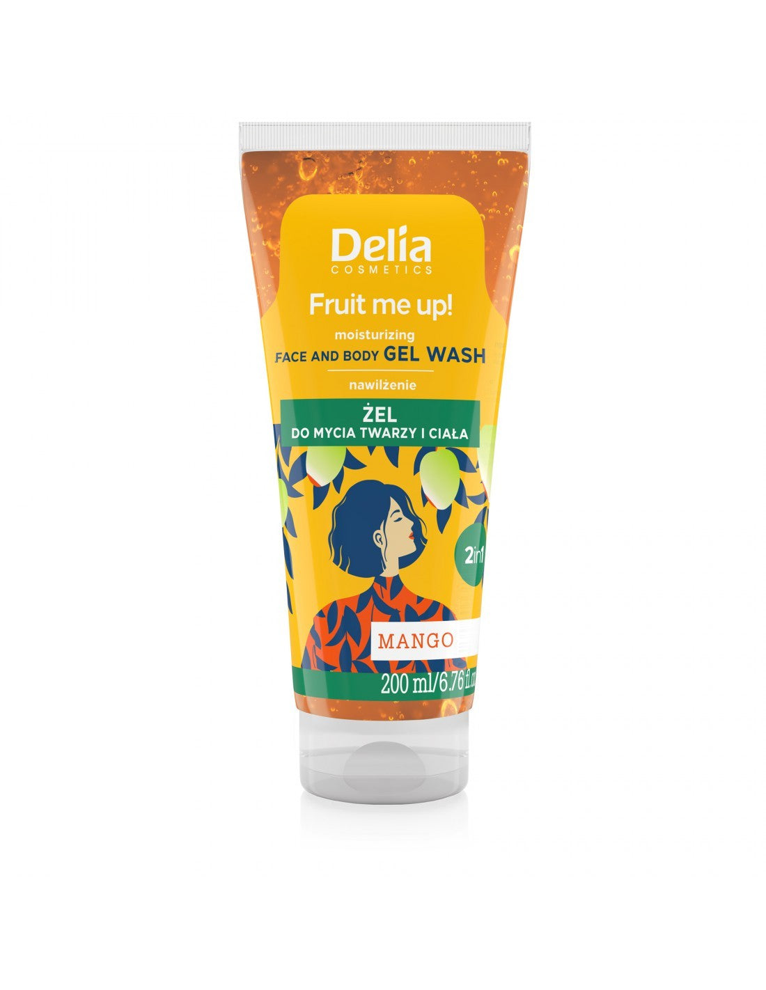 DELIA FRUIT ME UP ZEL TW/BODY 200ML MANGO | Vaistine1.lt | WestPharmacy.eu
