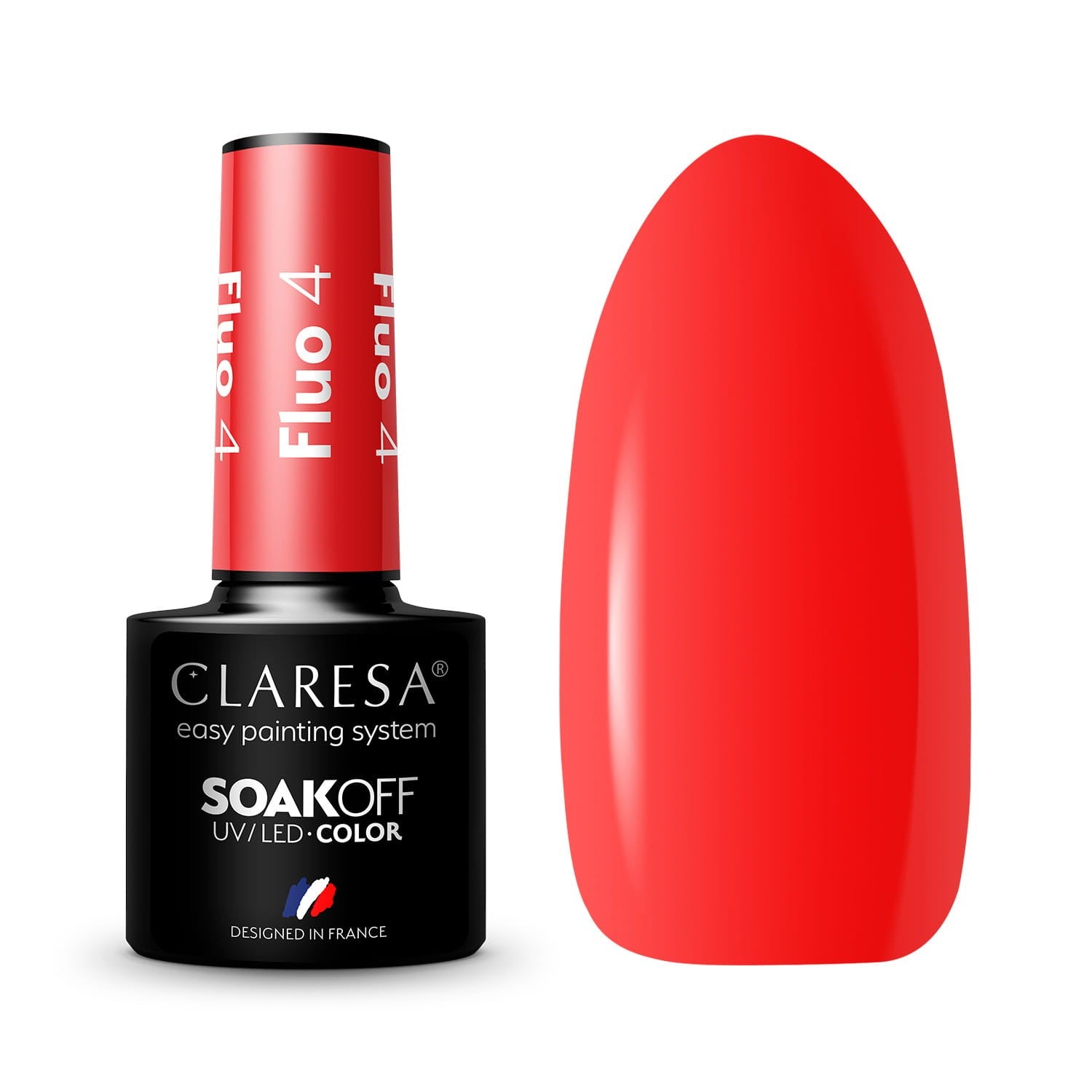 CLARESA Hybrid nail polish Fluo - 4 5g | Vaistine1.lt | WestPharmacy.eu
