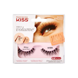 KISS True Volume False Eyelashes - Ritzy (natural black) 1 pack. | Vaistine1.lt | WestPharmacy.eu