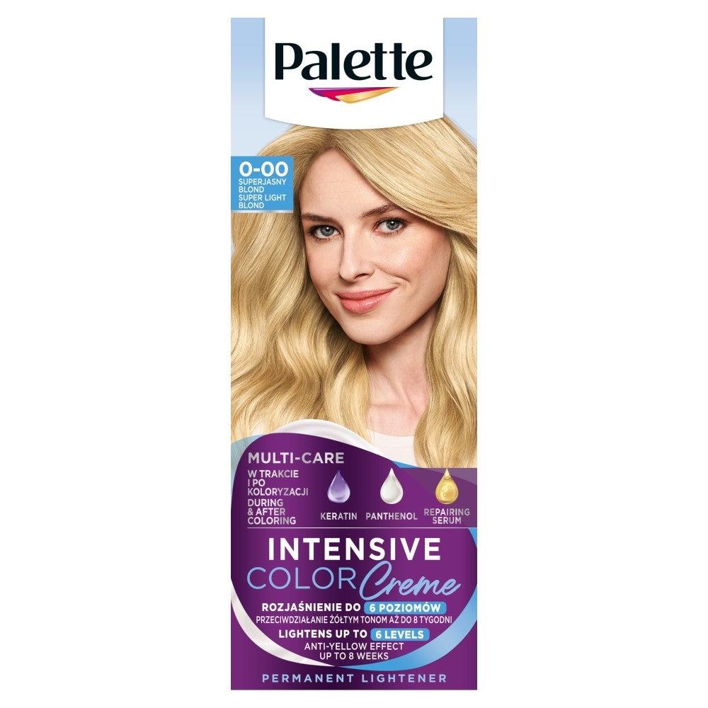 Palette Intensive Color Creme Coloring Cream No. 0-00 Super Light Blonde 1pc. | Vaistine1.lt | WestPharmacy.eu