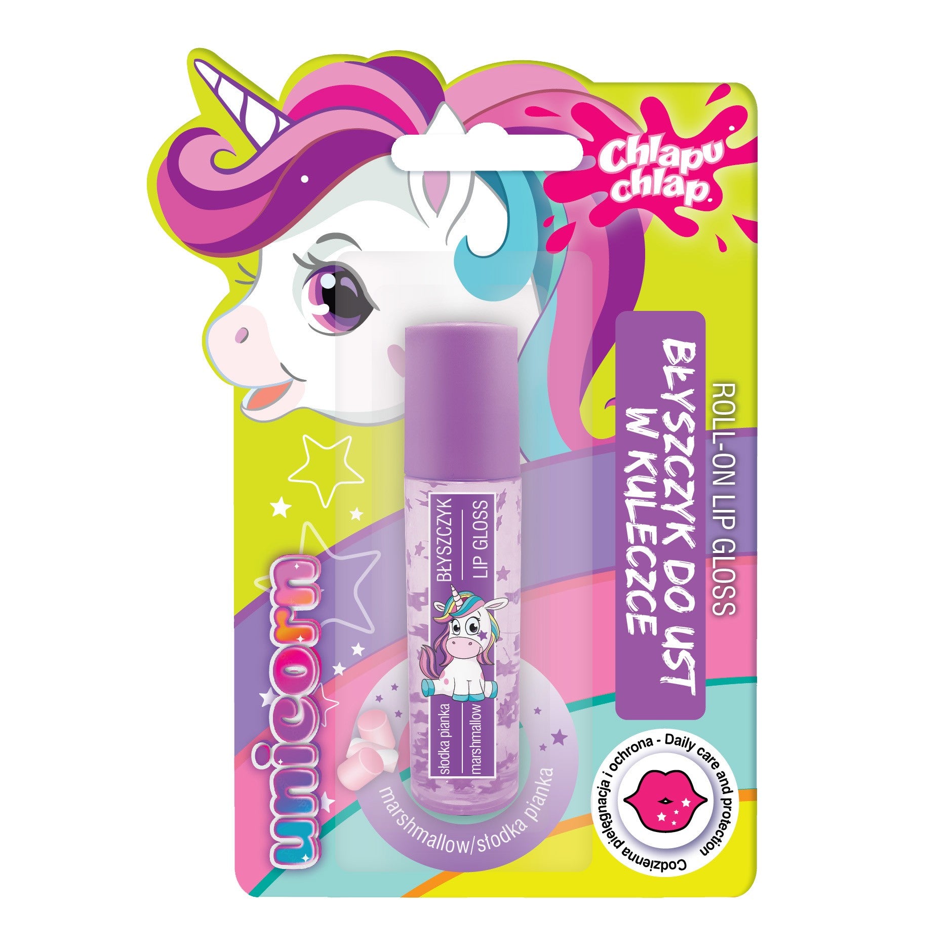 CHLAPU CHLAP Lip gloss in a ball Unicorn - sweet foam 1 piece | Vaistine1.lt | WestPharmacy.eu