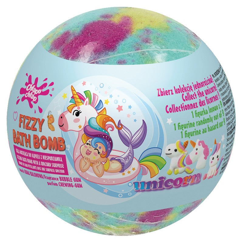 CHLAPU CHLAP Bath Bomb with Surprise Unicorn - Bubble Gum (bubble gum) 1pc | Vaistine1.lt | WestPharmacy.eu