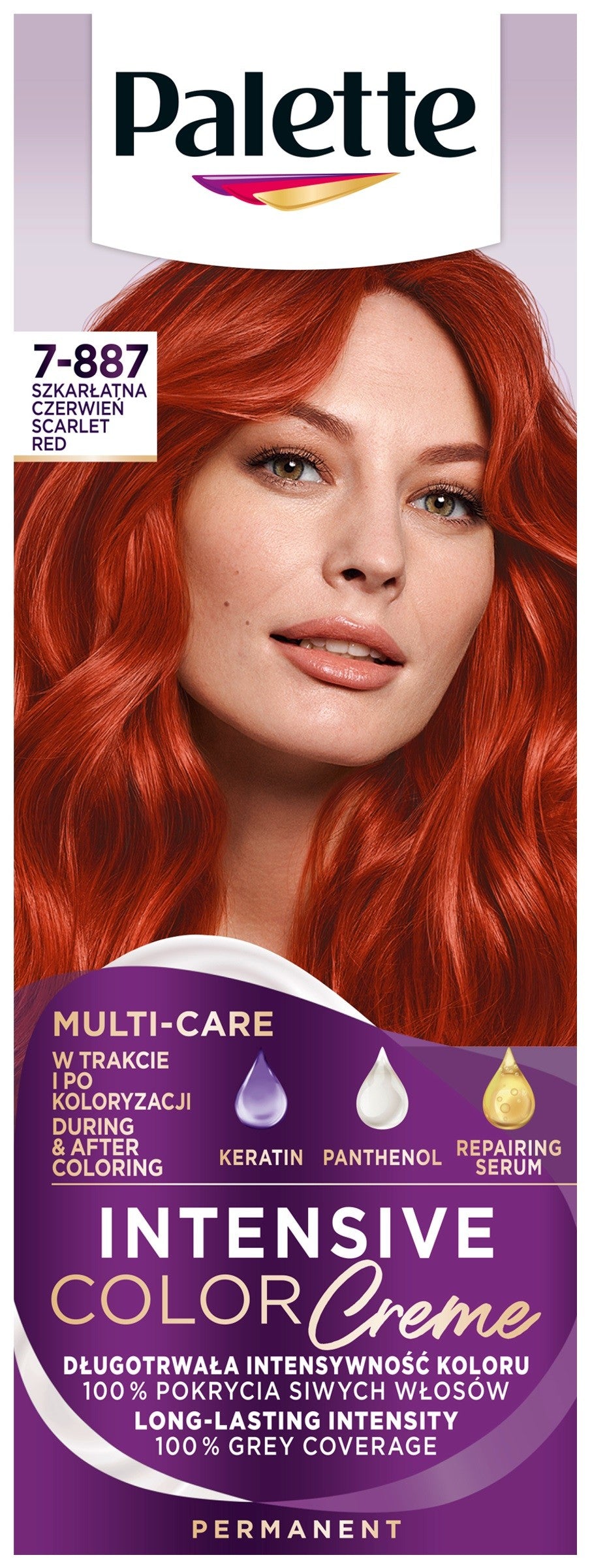 Palette Intensive Color Creme Coloring Cream No. 7-887 (RV6) - scarlet red 1op. | Vaistine1.lt | WestPharmacy.eu