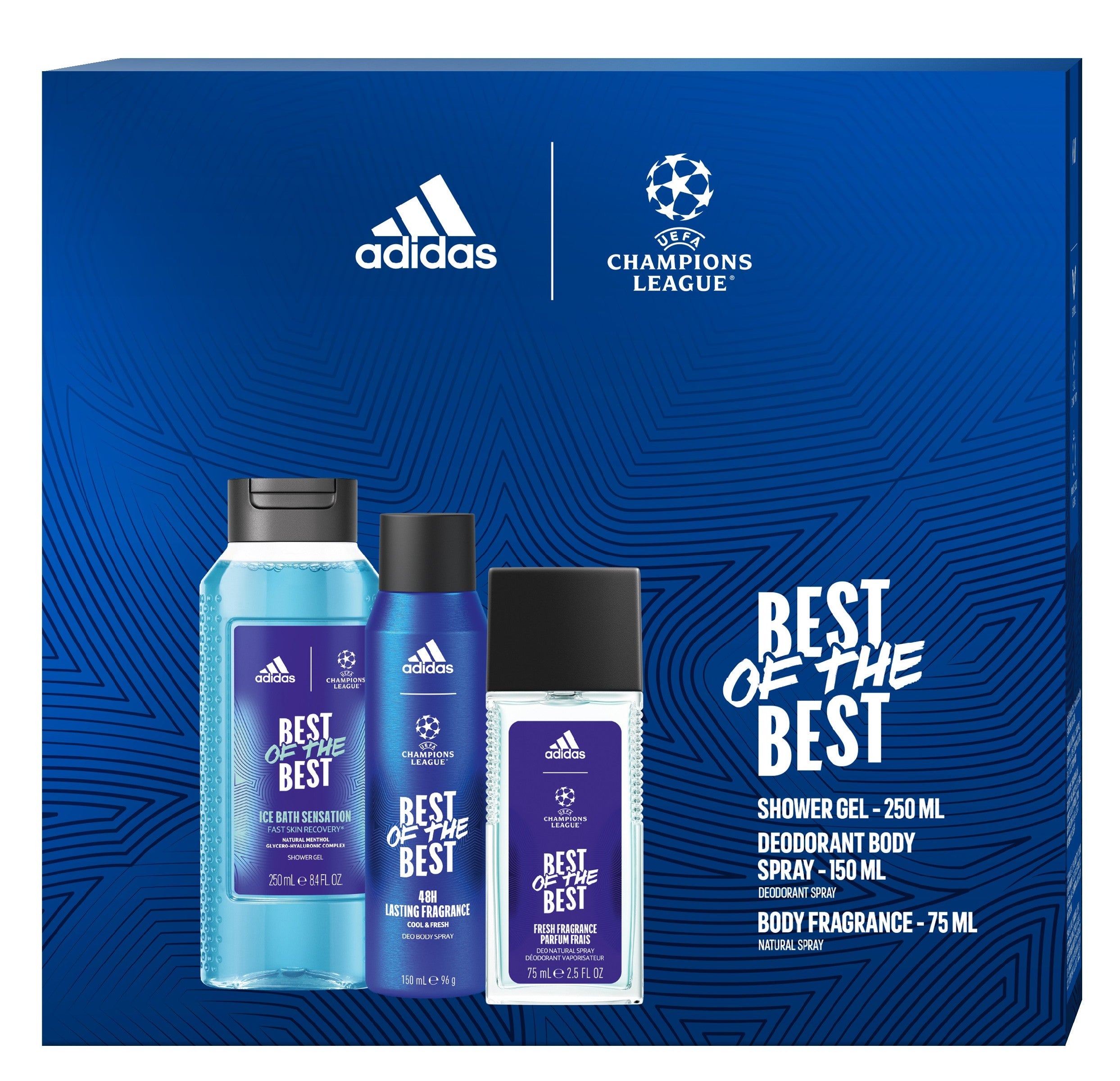 COTY SET UEFA 9 DNS 75ml + SG 250ml + BS 150ml | Vaistine1.lt | WestPharmacy.eu