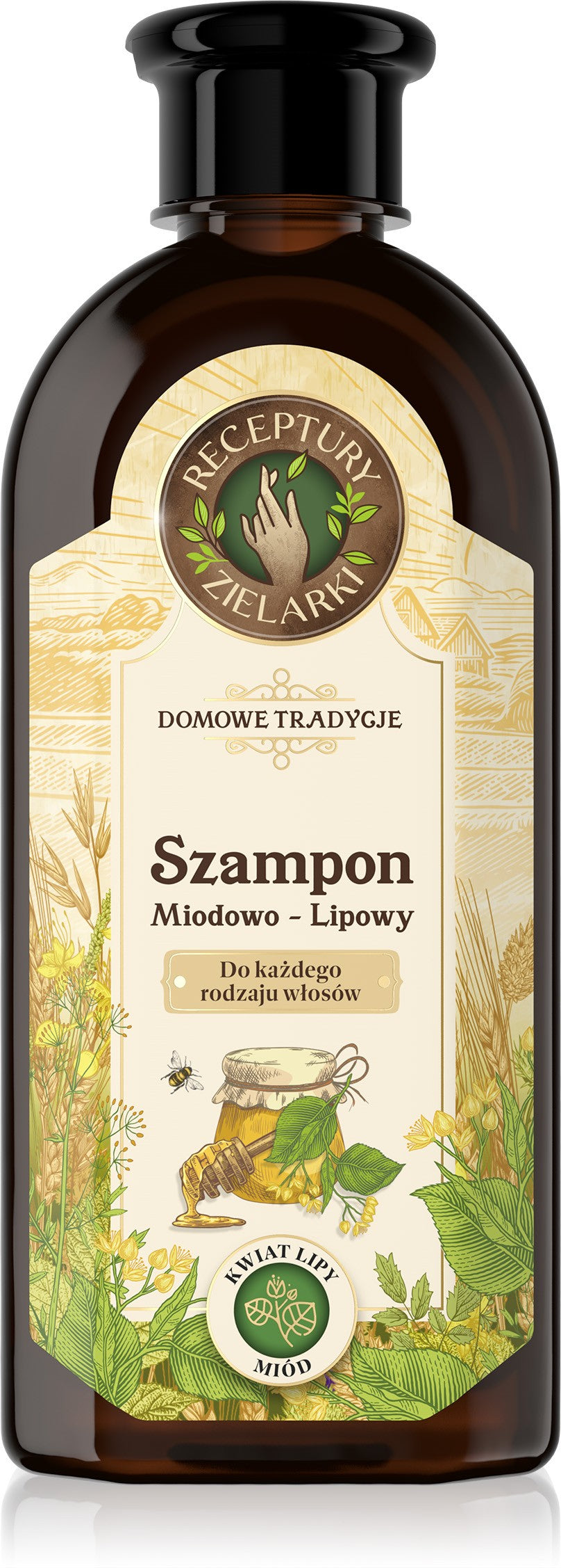 HERBAL RECIPES Home Traditions Honey-Linden Shampoo for all hair types 350ml | Vaistine1.lt | WestPharmacy.eu