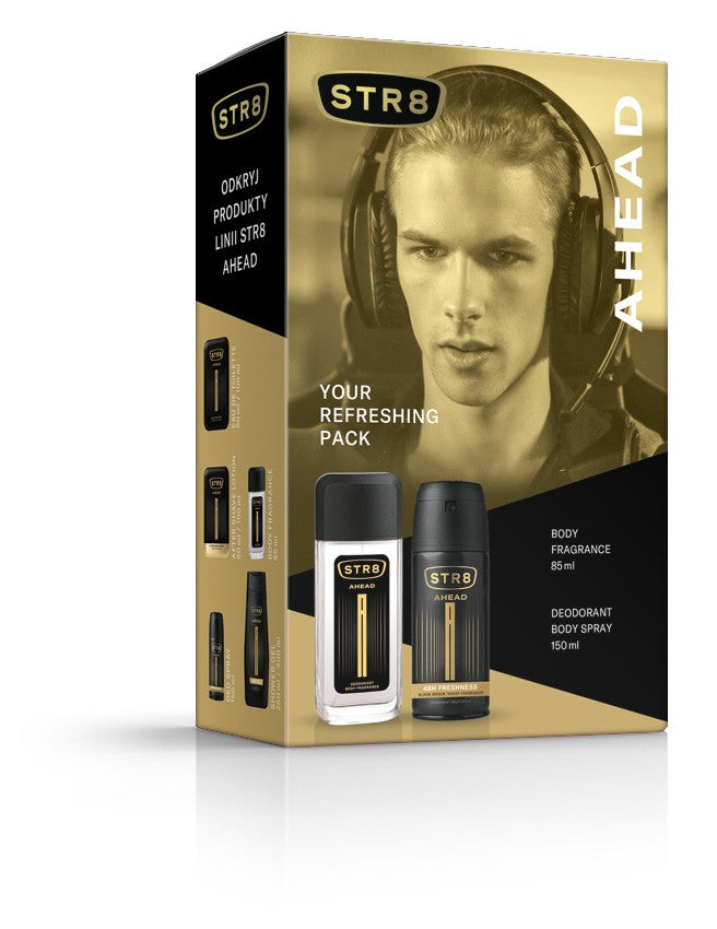 STR 8 Ahead gift set (Natural deodorant spray 85ml + Deo spray 150ml) | Vaistine1.lt | WestPharmacy.eu