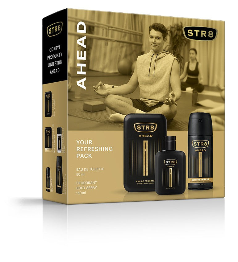 STR 8 Ahead gift set (Eau de Toilette 50ml + Deo spray 150ml) | Vaistine1.lt | WestPharmacy.eu