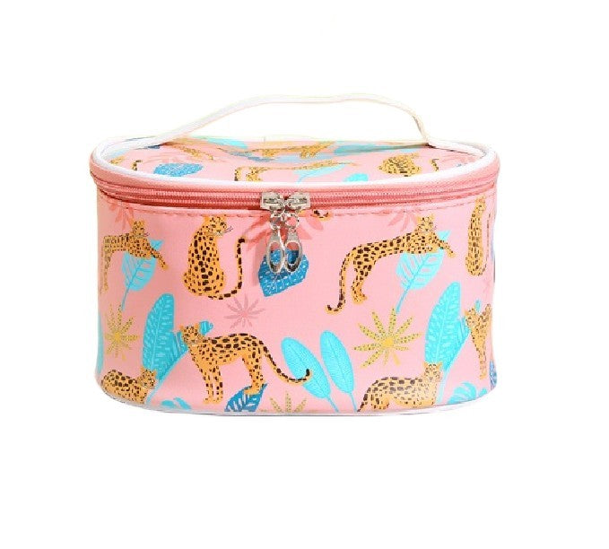 Women's cosmetic bag (case) Safari - pink (KS78) 1 pc | Vaistine1.lt | WestPharmacy.eu