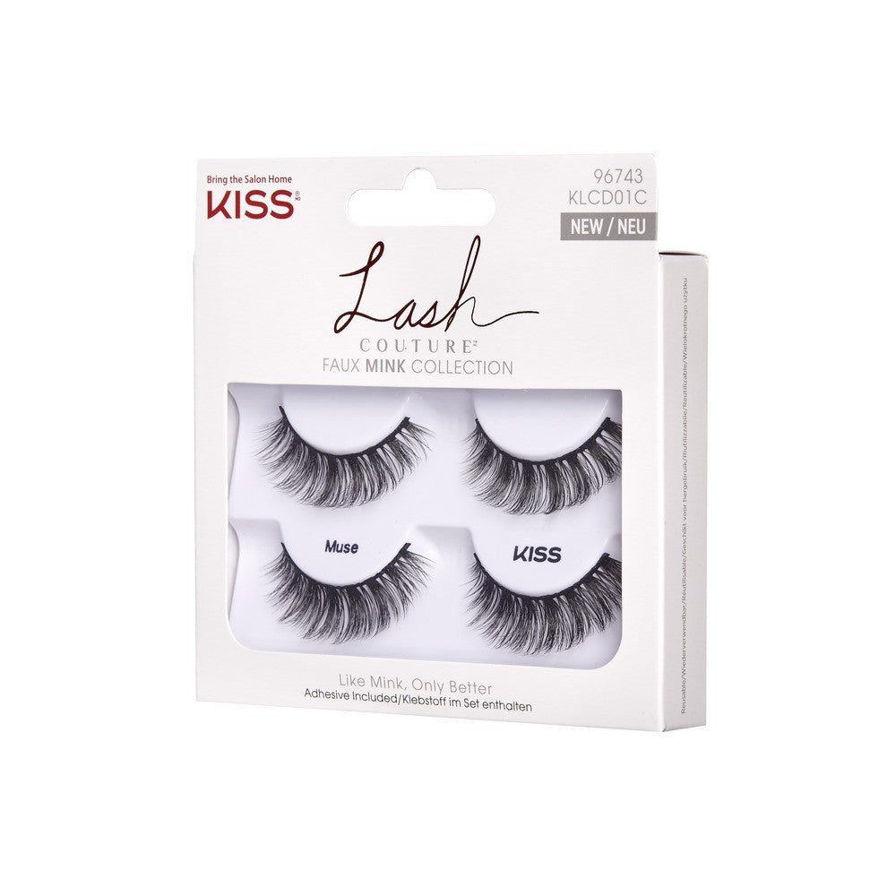 KISS Lash Couture False eyelashes The Mink Collection - Muse 1 pack - 2 pairs | Vaistine1.lt | WestPharmacy.eu