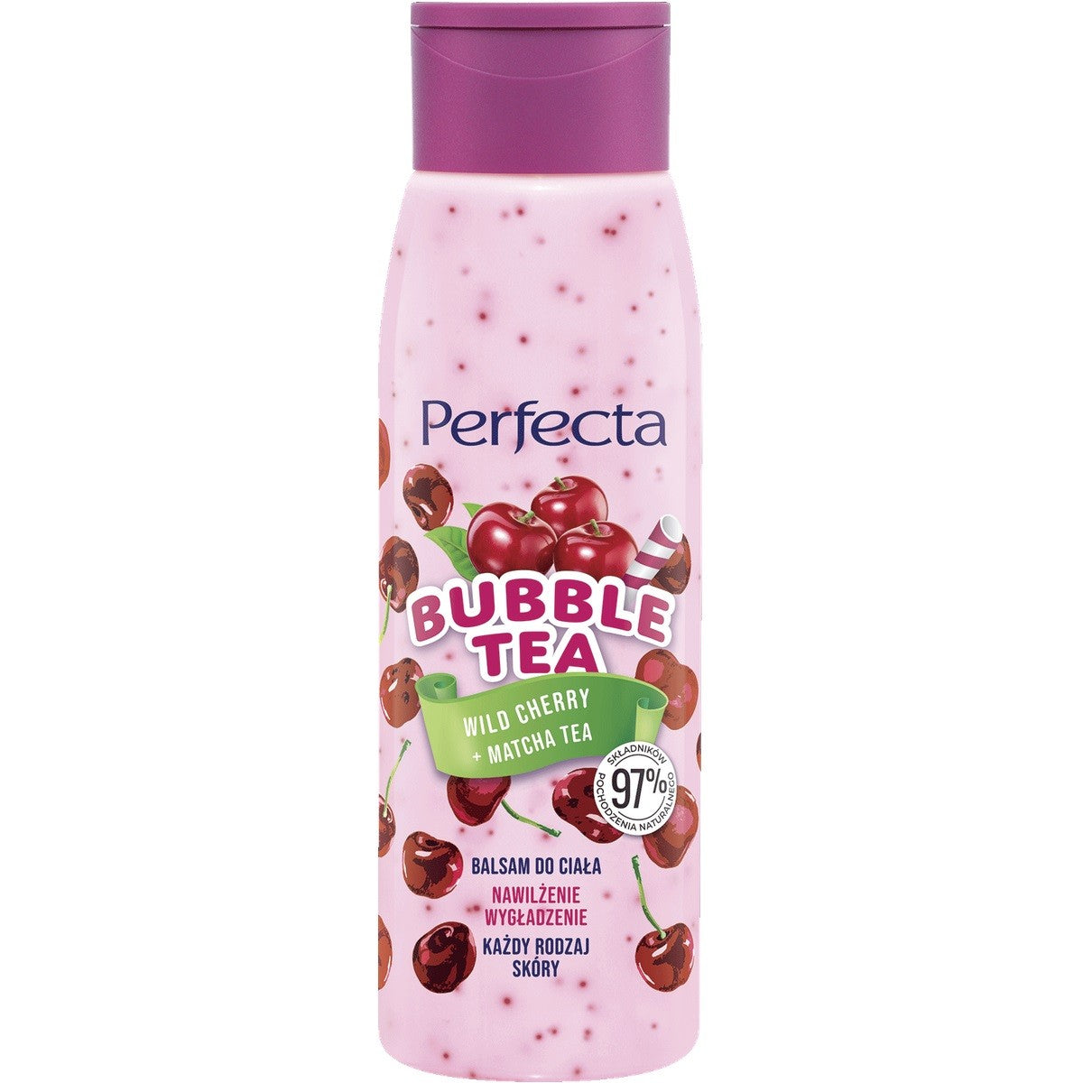 PERFECTA Bubble Tea Wild Cherry & Matcha Tea body lotion 400ml | Vaistine1.lt | WestPharmacy.eu