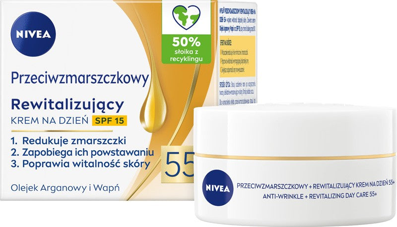 NIVEA 55+ Revitalizing anti-wrinkle day cream 50 ml | Vaistine1.lt | WestPharmacy.eu