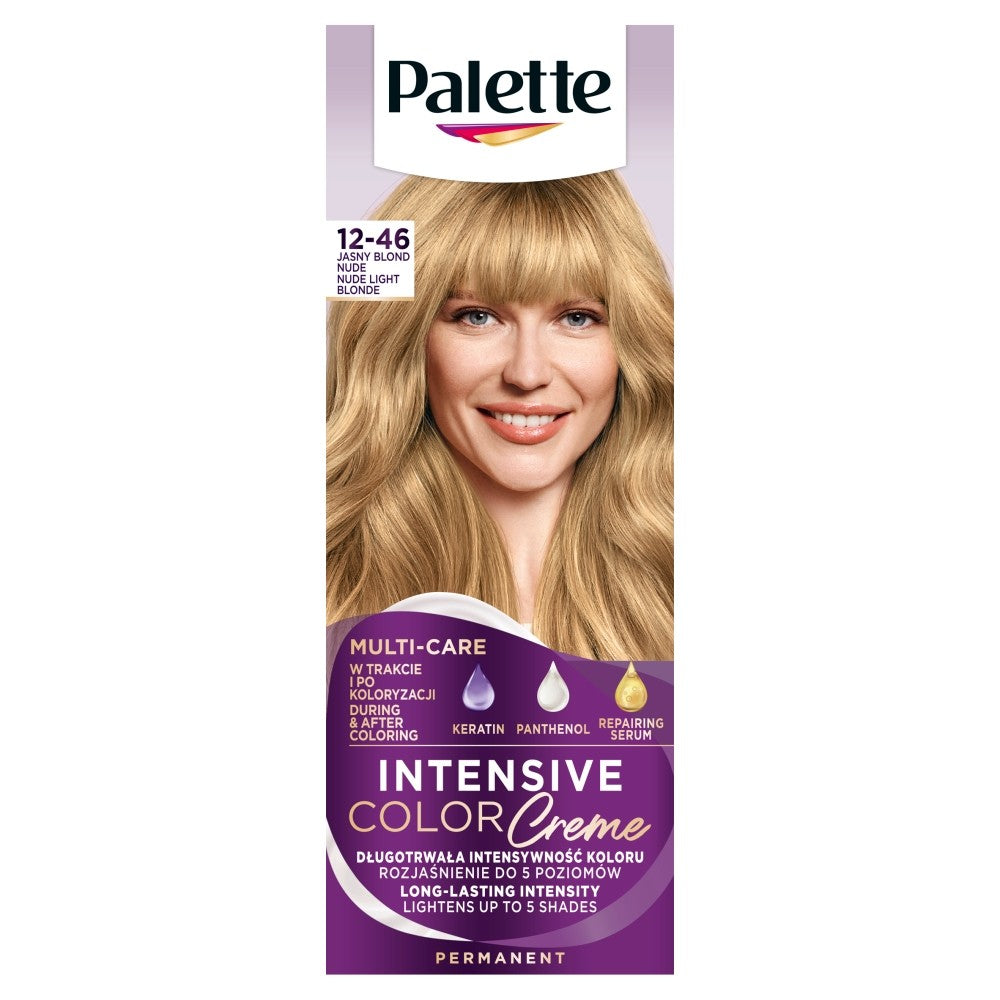 PALETTE Intensive Color Creme Coloring Cream No. 12-46 - Light Blonde Nude 1pc. | Vaistine1.lt | WestPharmacy.eu
