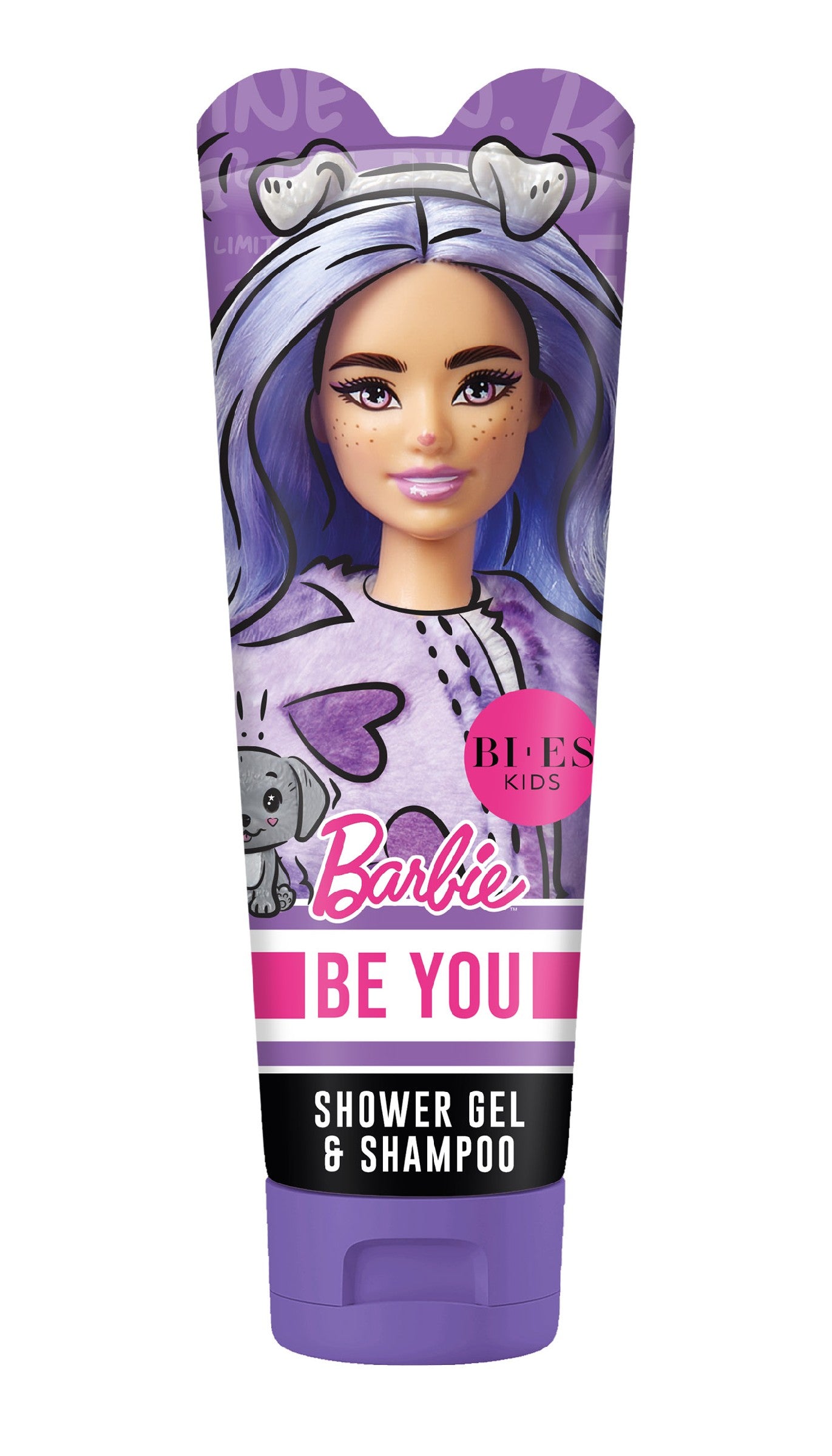 BI-ES Kids 2-in-1 Barbie Be You Shower Gel and Shampoo 240ml | Vaistine1.lt | WestPharmacy.eu