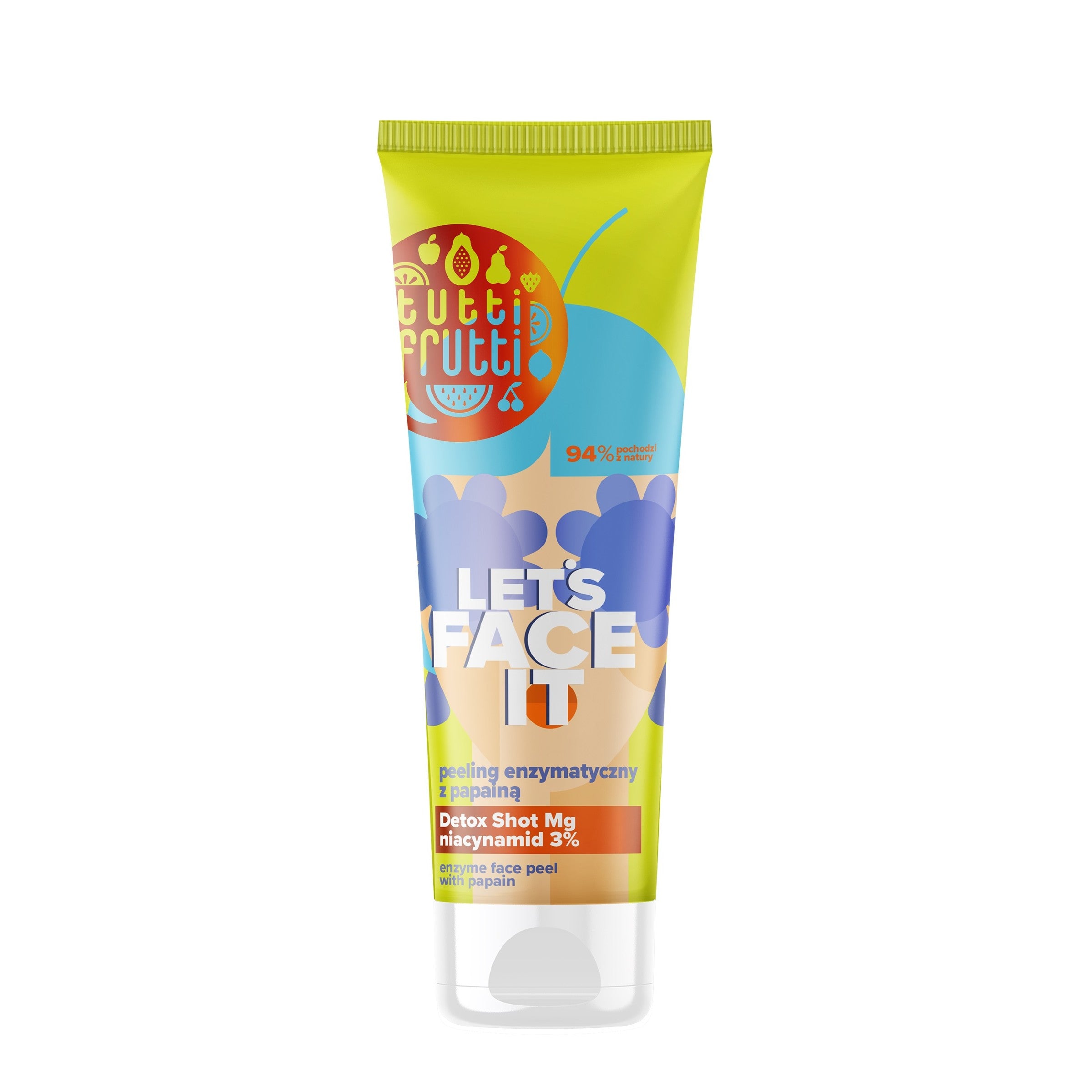 FARMONA Tutti Frutti Let's Face It Enzymatic peeling with papain 100ml | Vaistine1.lt | WestPharmacy.eu