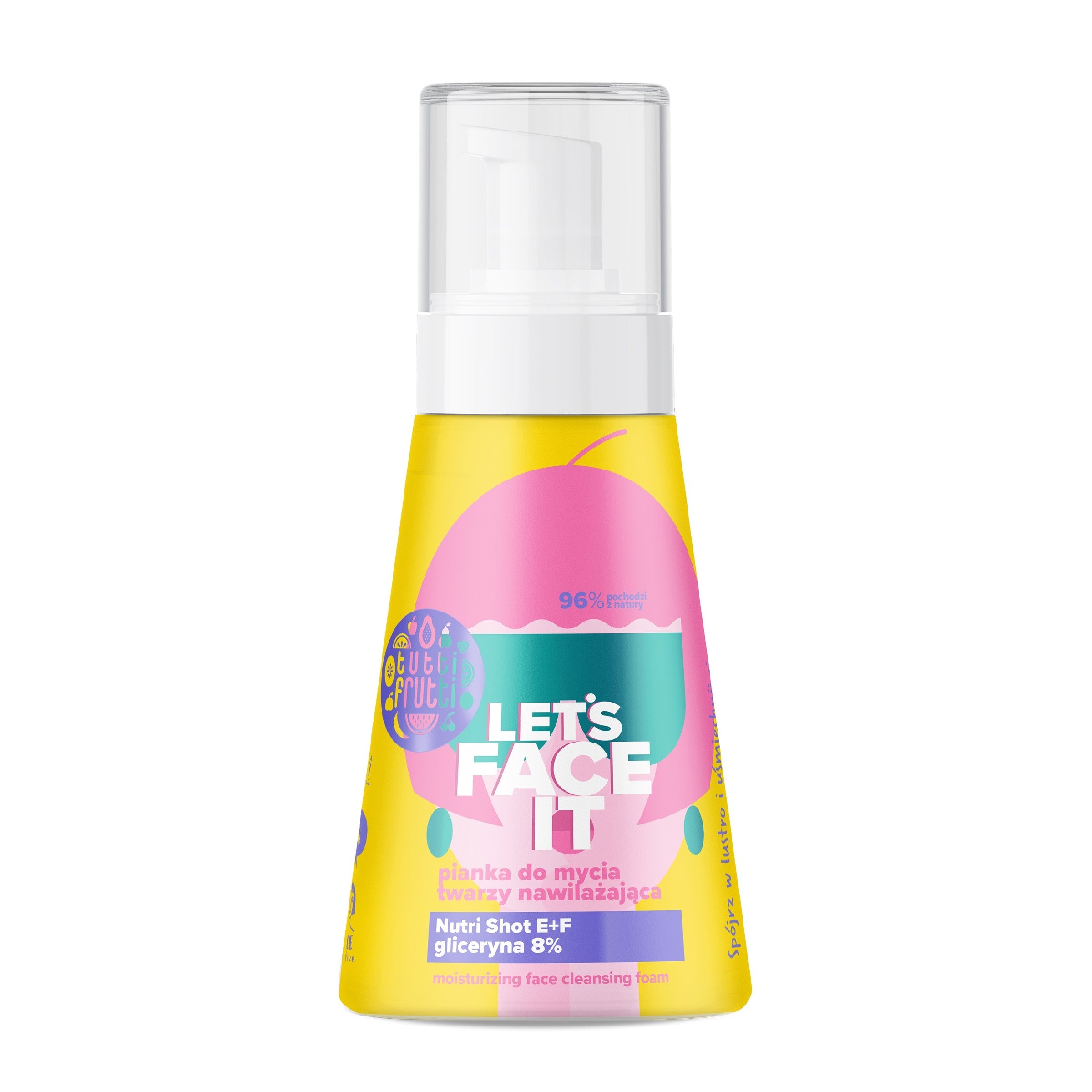 FARMONA Tutti Frutti Let's Face It Moisturizing Face Wash Foam 250ml | Vaistine1.lt | WestPharmacy.eu