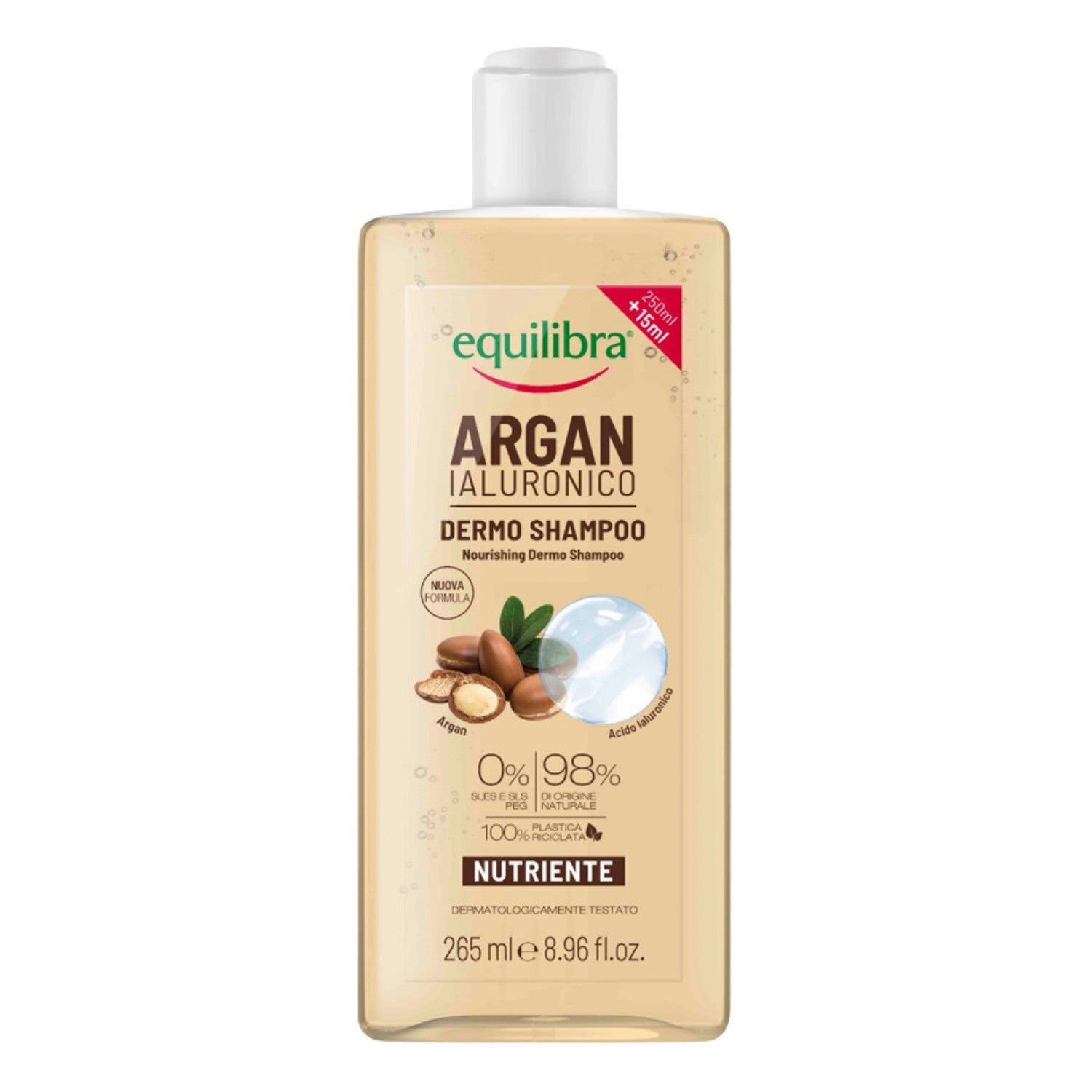EQUILIBRA Argan Nourishing Dermo Shampoo for Hair 265ml | Vaistine1.lt | WestPharmacy.eu