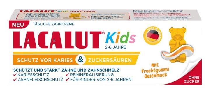 LACALUT Kids Toothpaste for children aged 2-6 years 55ml | Vaistine1.lt | WestPharmacy.eu