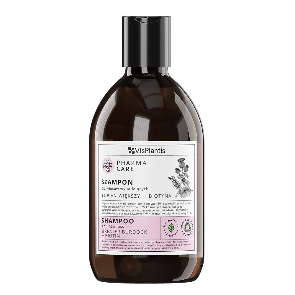 PHARMA CARE Hair Loss Shampoo Burdock + Biotin 500 ml | Vaistine1.lt | WestPharmacy.eu